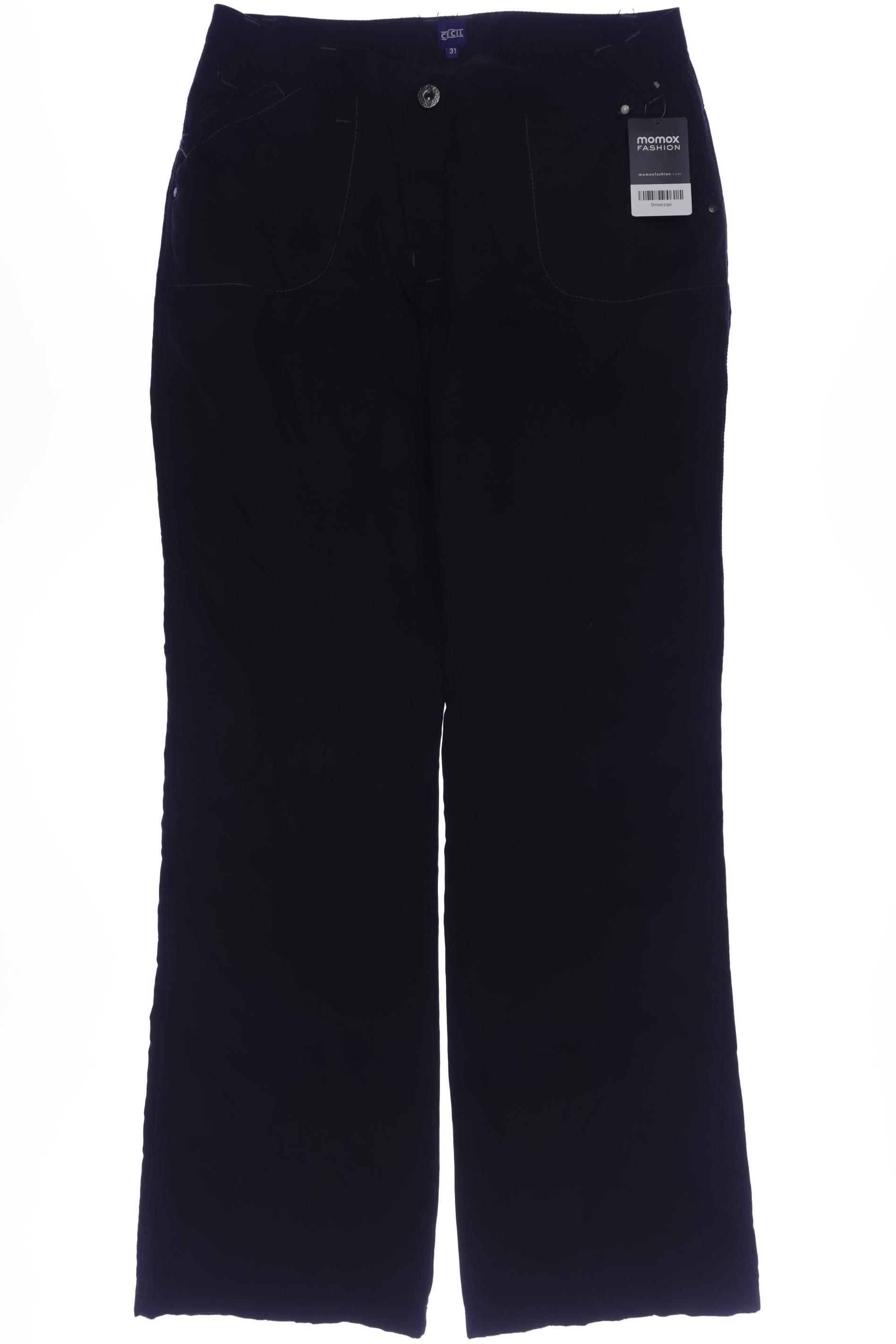 

Cecil Damen Stoffhose, schwarz, Gr. 31