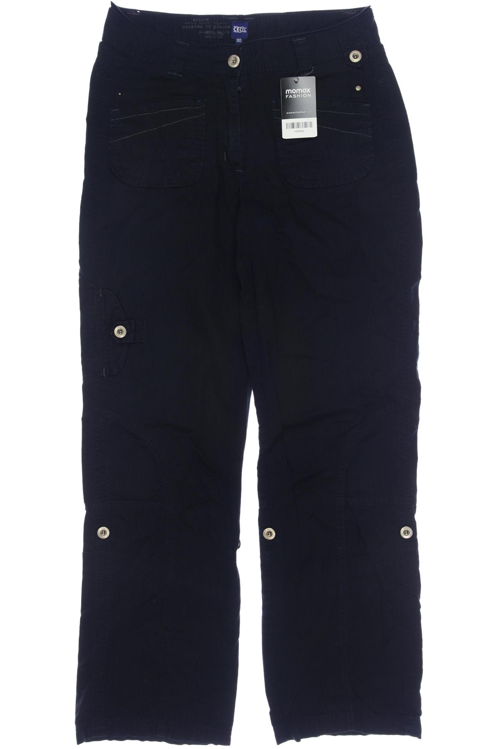 

Cecil Damen Stoffhose, marineblau, Gr. 30