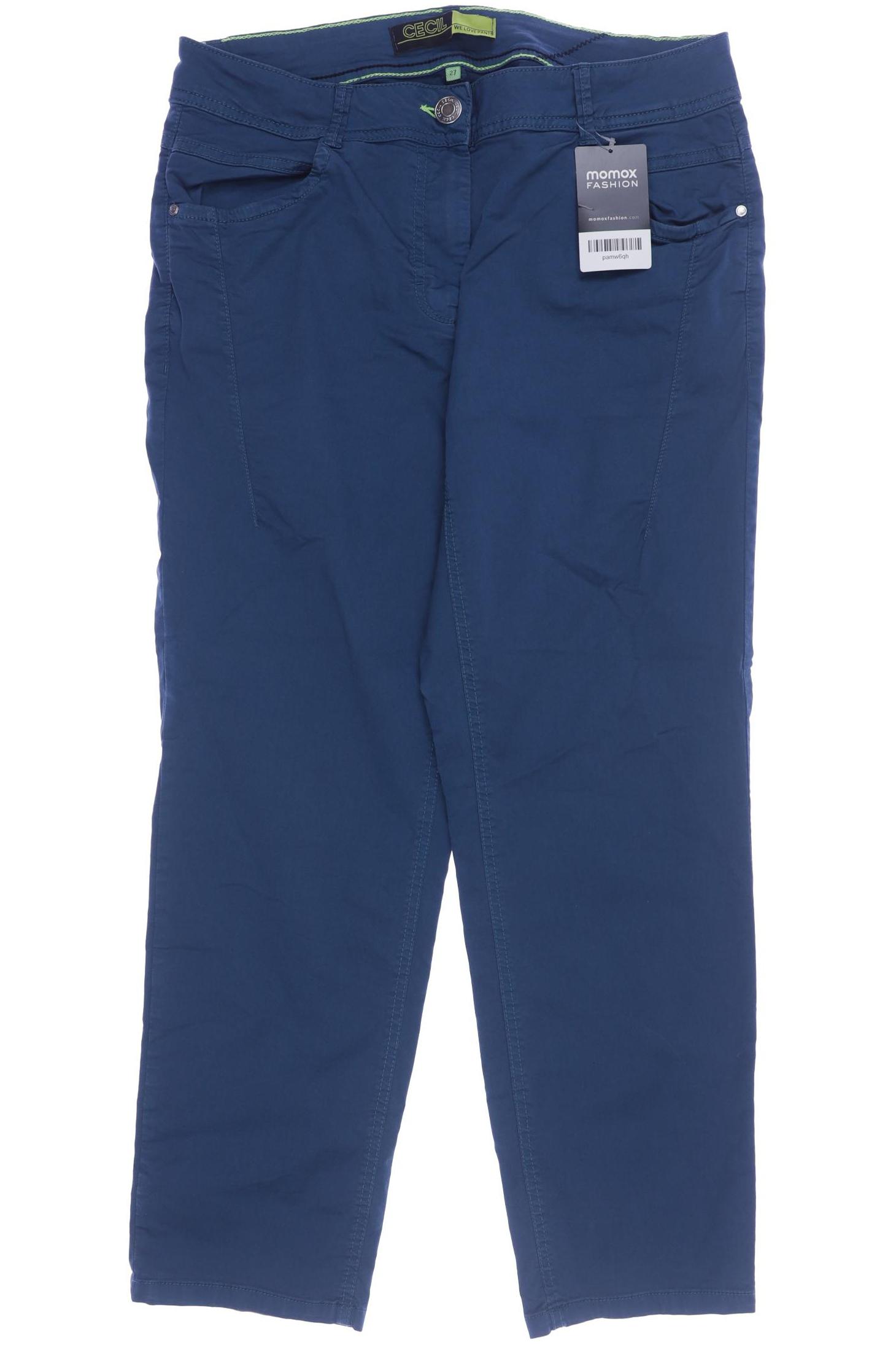 

Cecil Damen Stoffhose, blau, Gr. 38