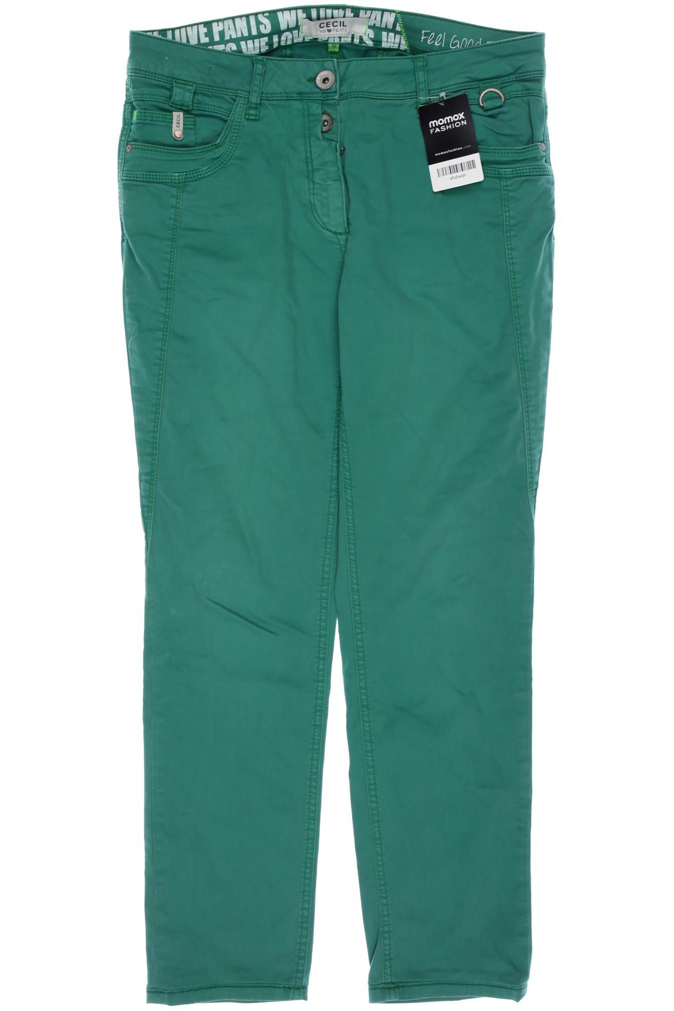 

Cecil Damen Stoffhose, grün, Gr. 30