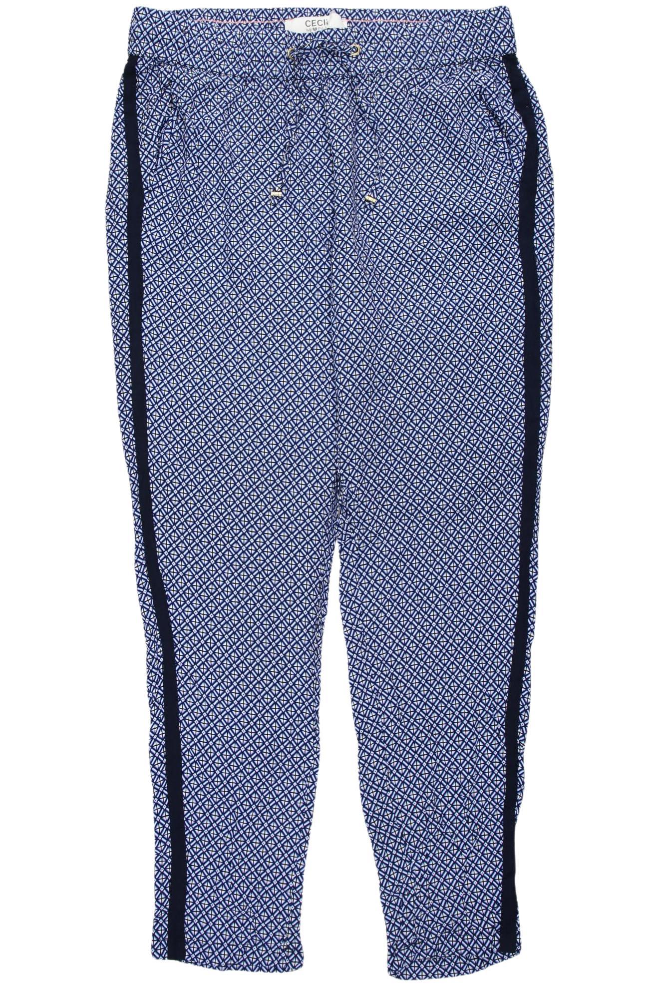 

Cecil Damen Stoffhose, blau, Gr. 0