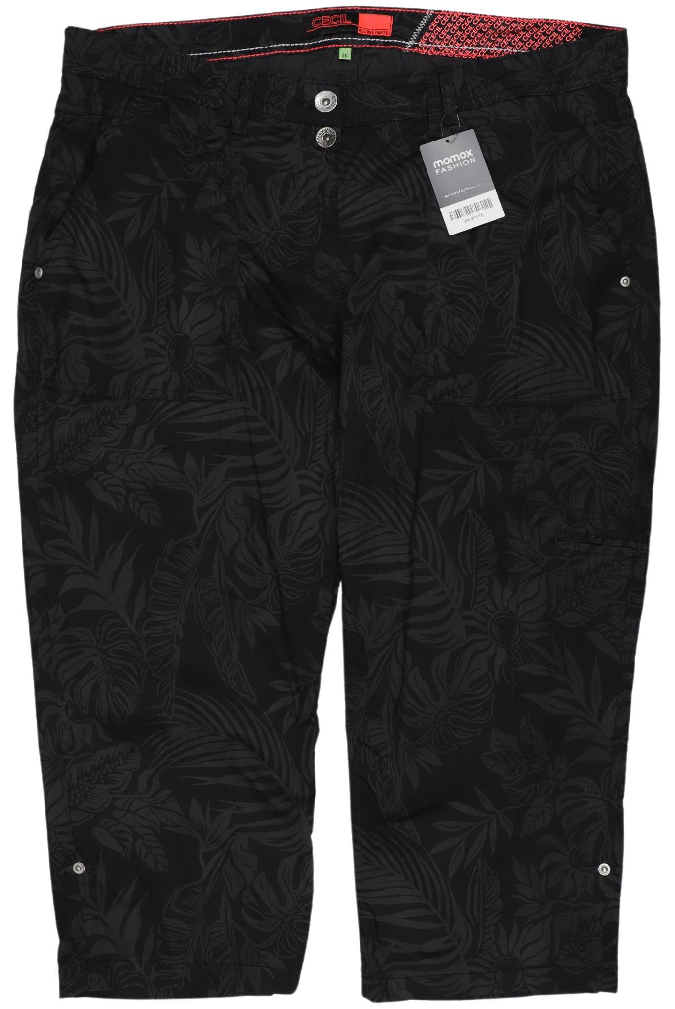 

Cecil Damen Stoffhose, schwarz, Gr. 48