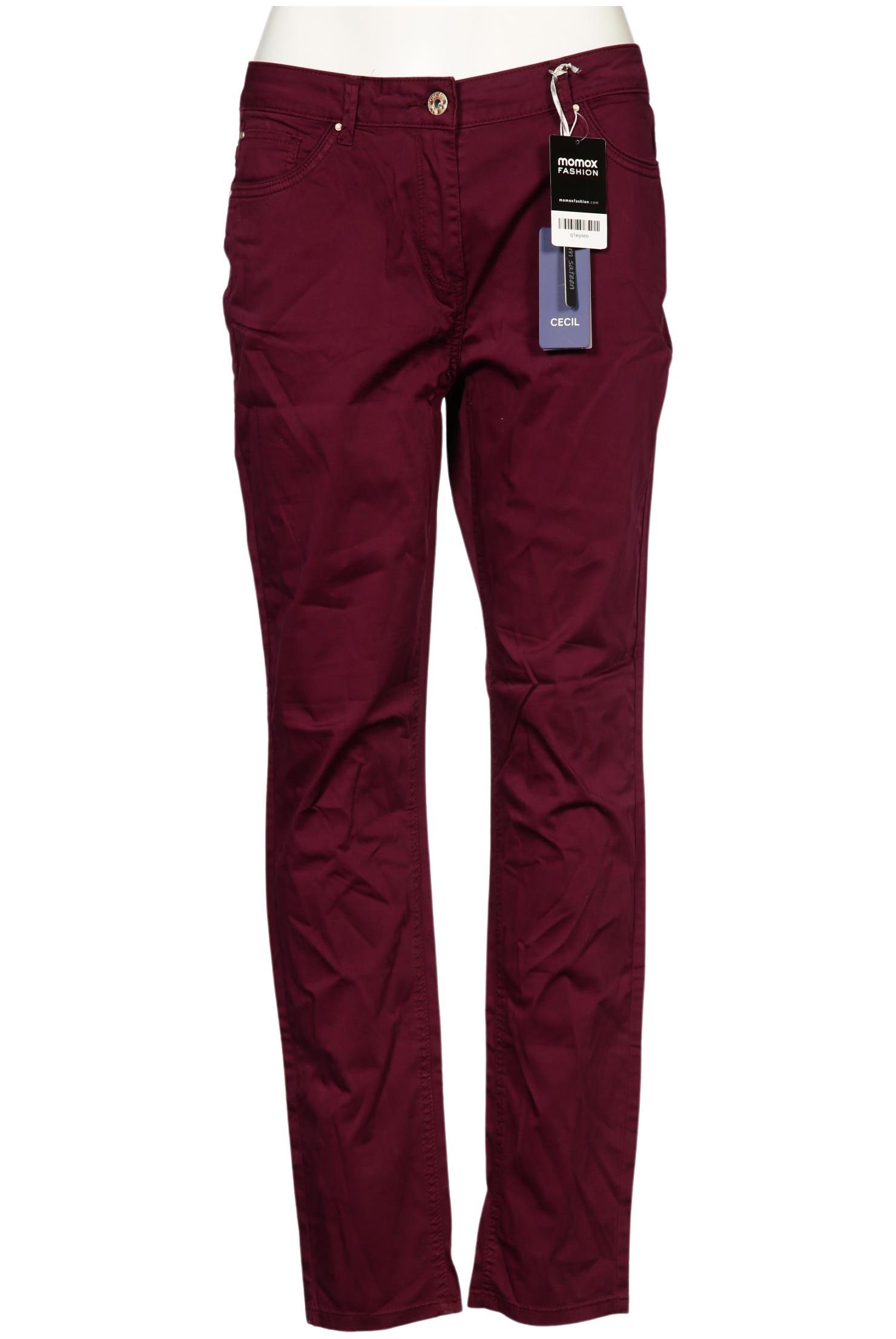

Cecil Damen Stoffhose, bordeaux, Gr. 31