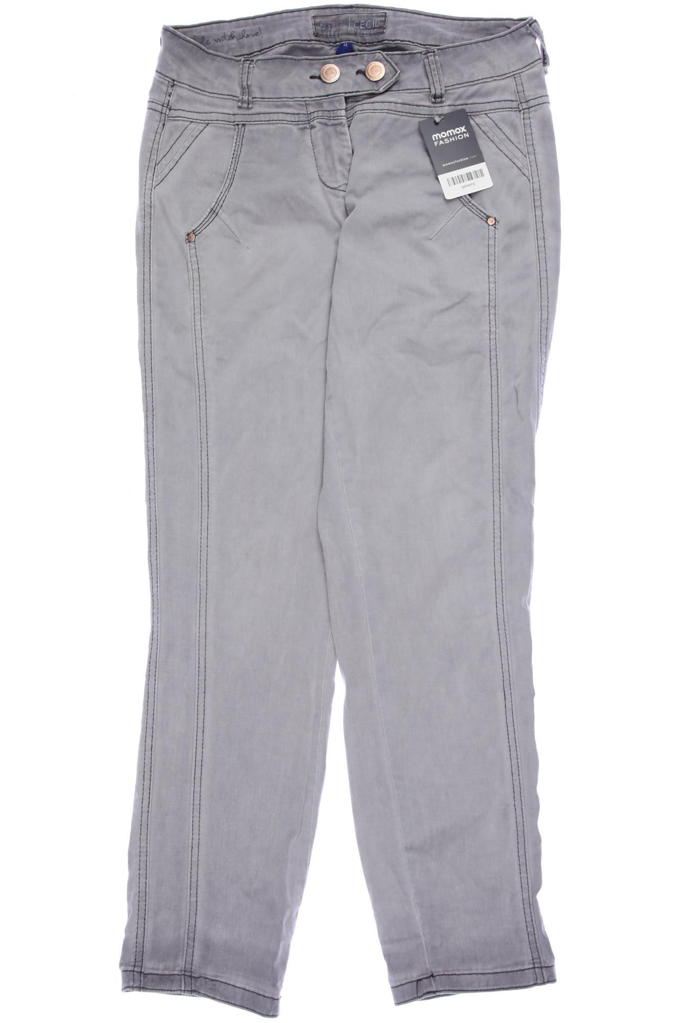 

Cecil Damen Stoffhose, grau, Gr. 27