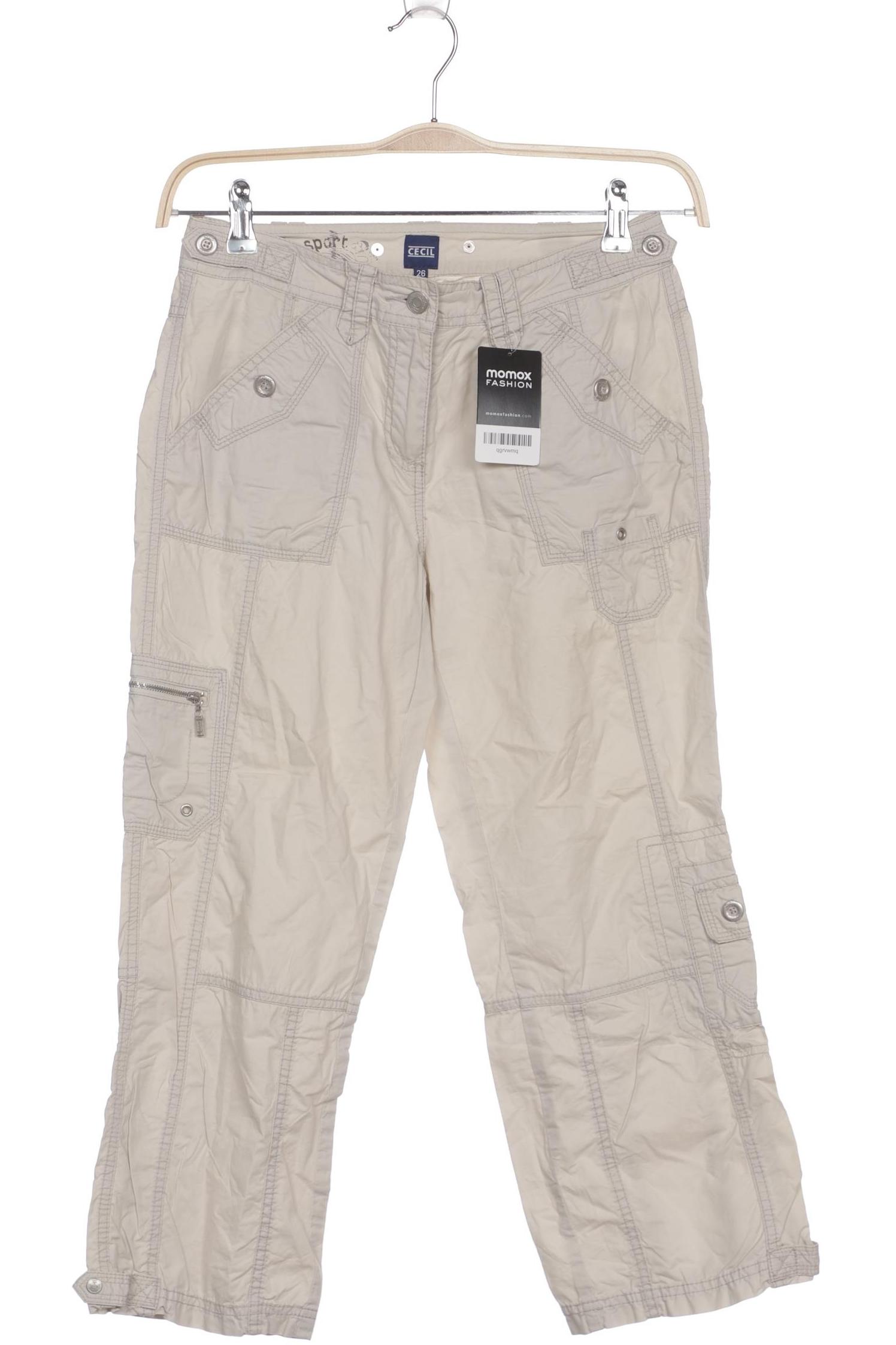 

Cecil Damen Stoffhose, beige, Gr. 26