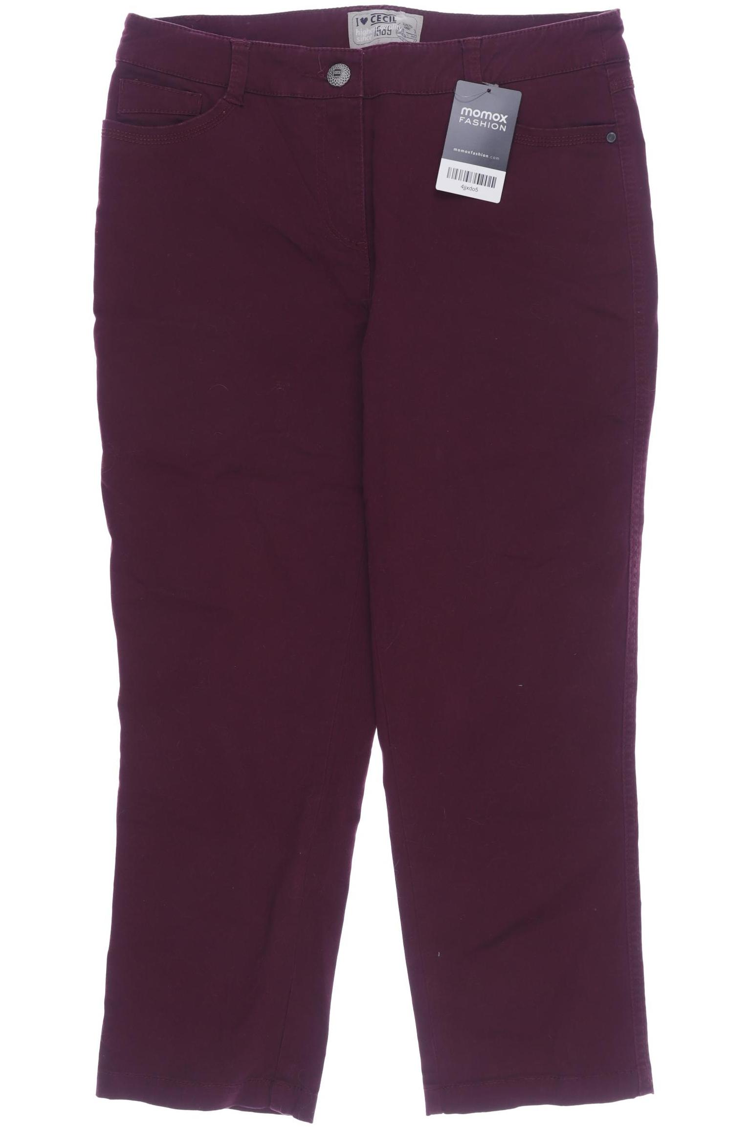 

Cecil Damen Stoffhose, bordeaux, Gr. 29