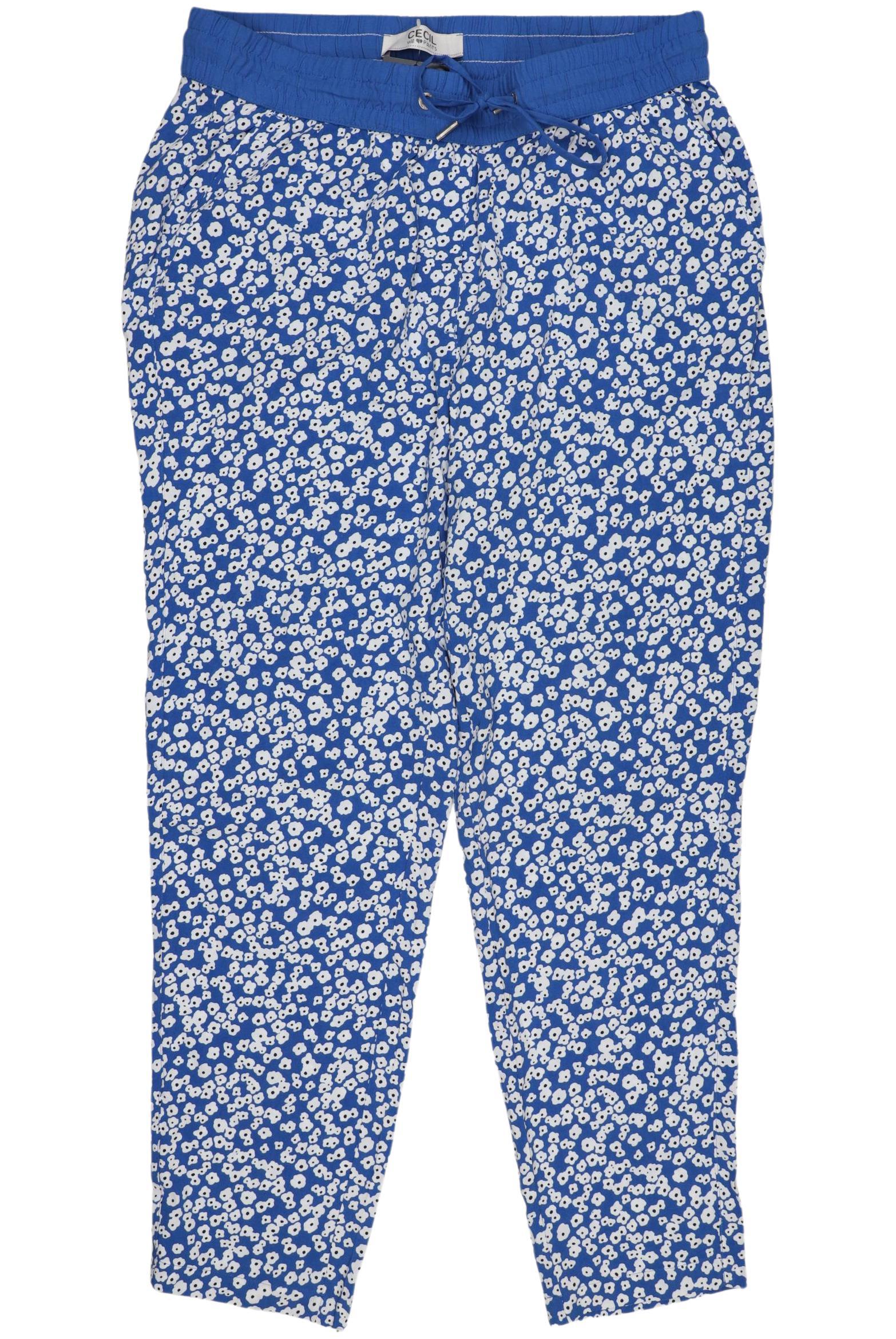 

Cecil Damen Stoffhose, blau, Gr. 0