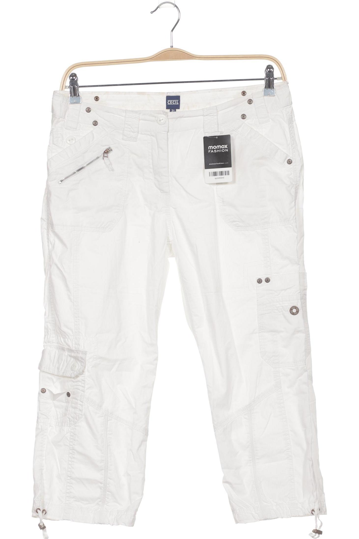 

Cecil Damen Stoffhose, weiß, Gr. 31