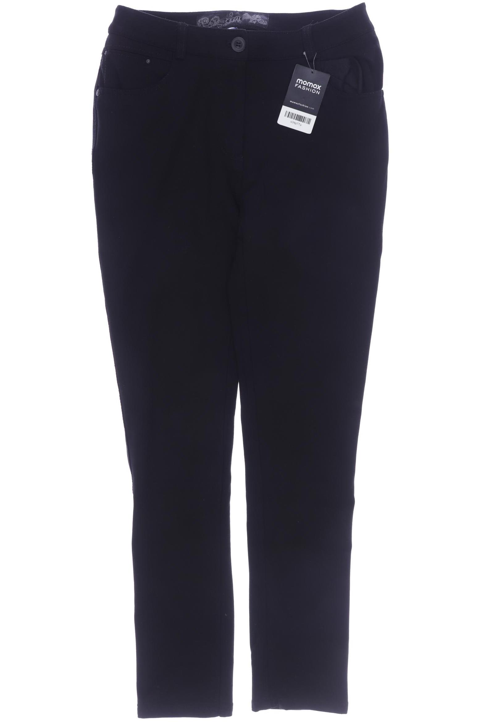 

CECIL Damen Stoffhose, schwarz