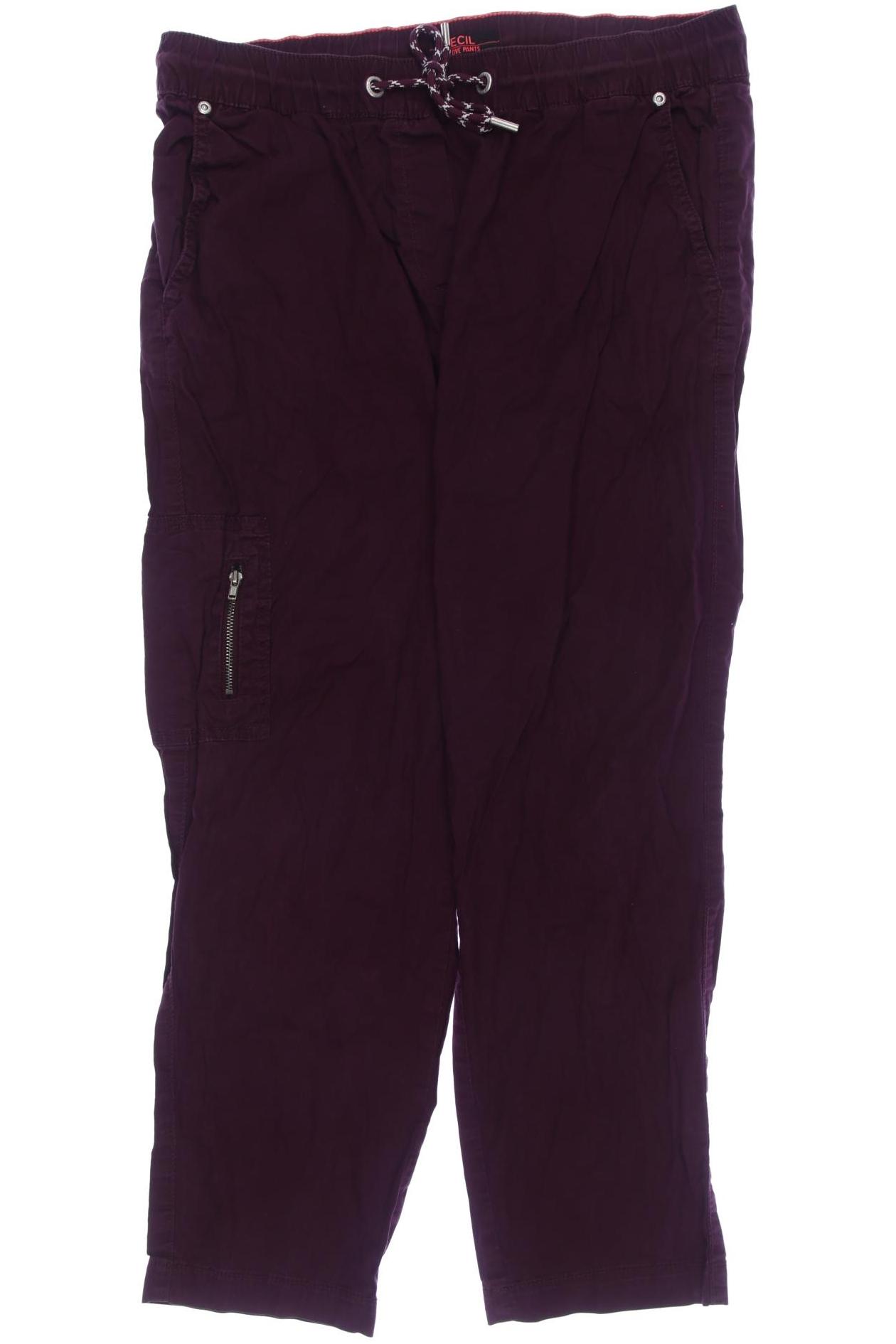 

Cecil Damen Stoffhose, bordeaux, Gr. 0