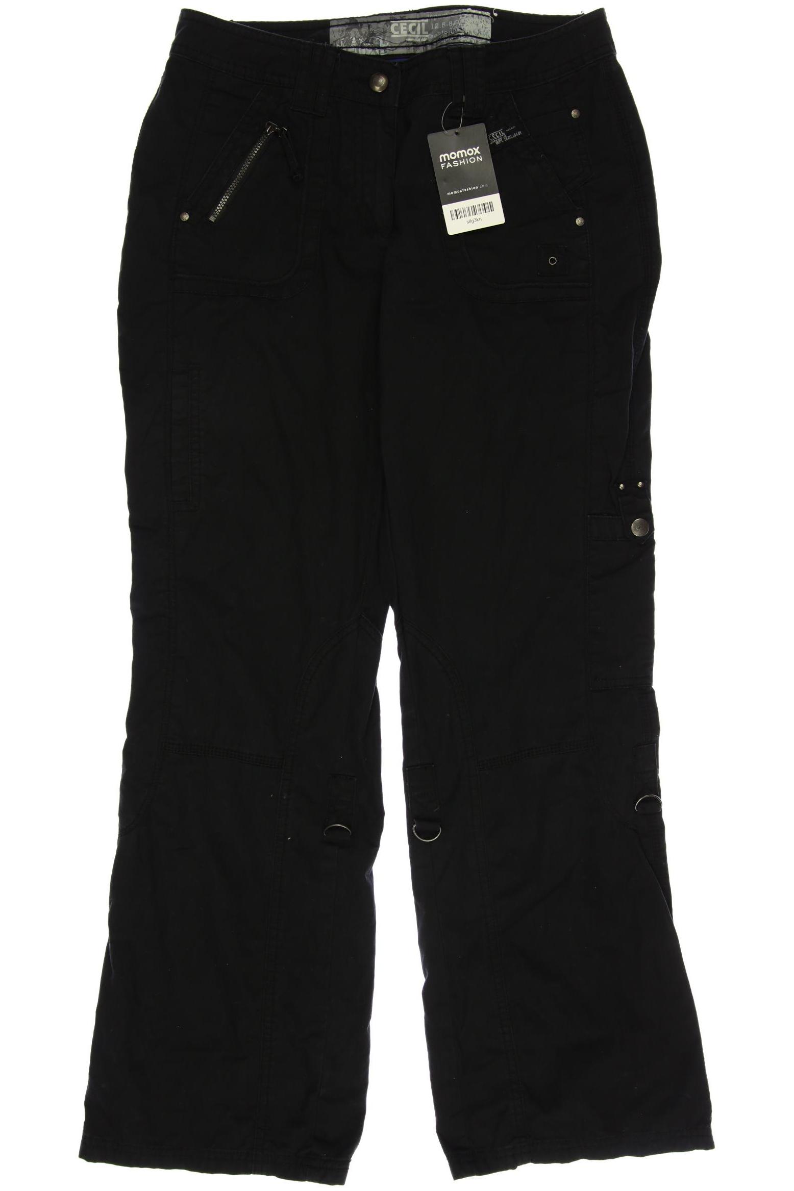 Thumbnail - Cecil Damen Stoffhose, schwarz, Gr. 28