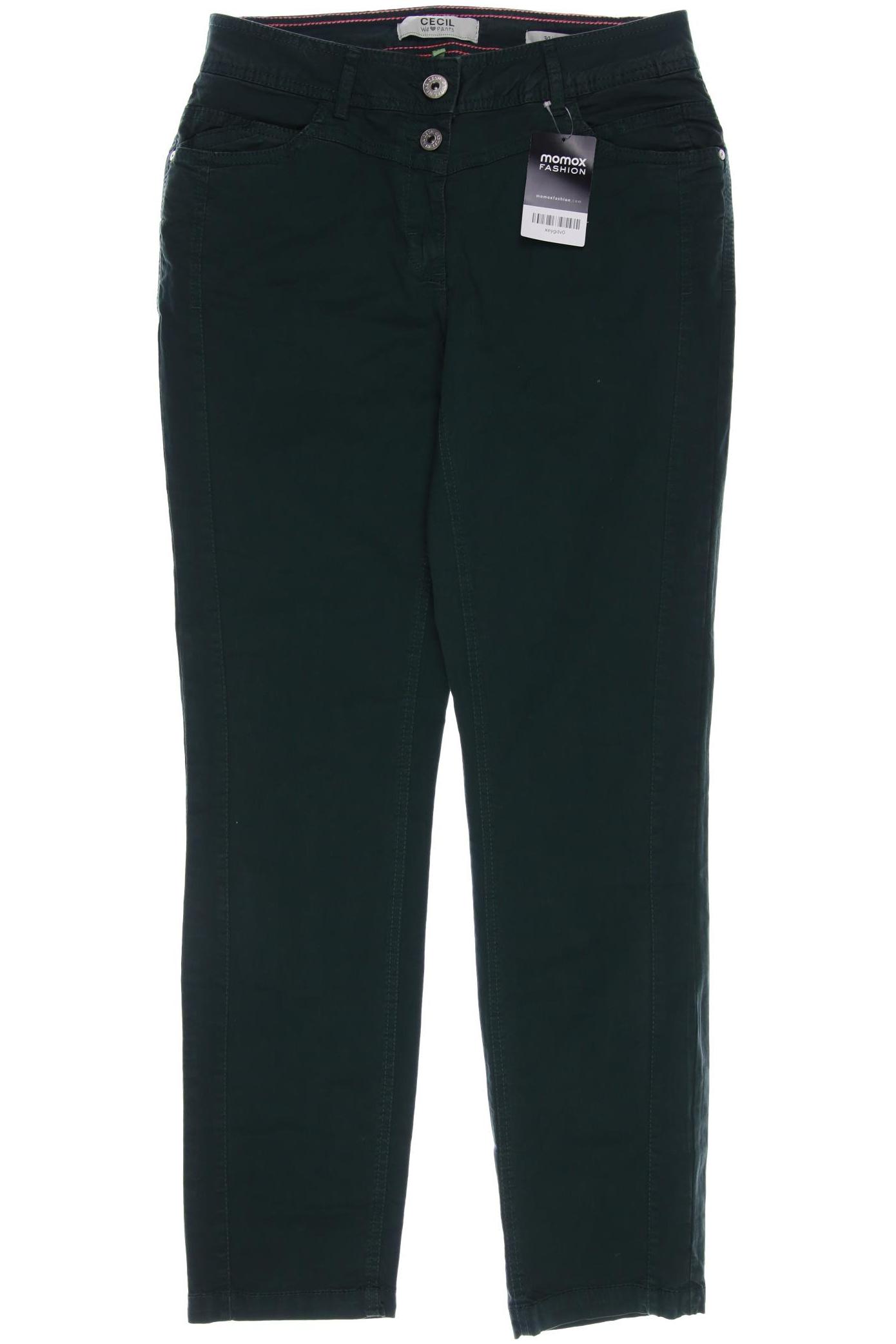 

Cecil Damen Stoffhose, grün, Gr. 28