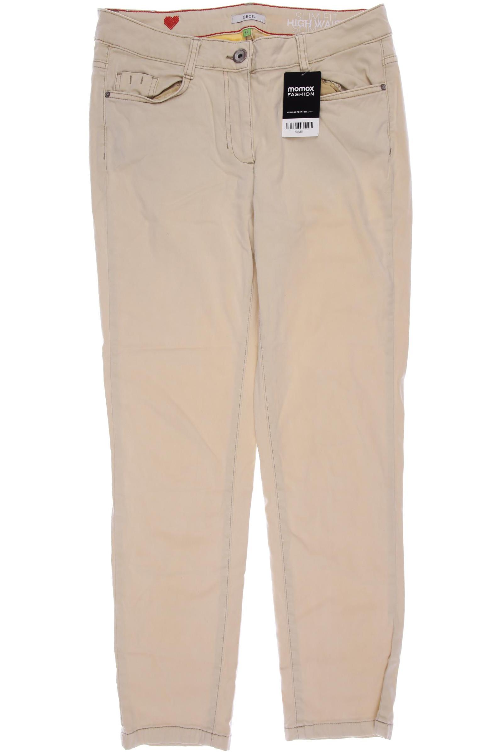 

Cecil Damen Stoffhose, beige, Gr. 40