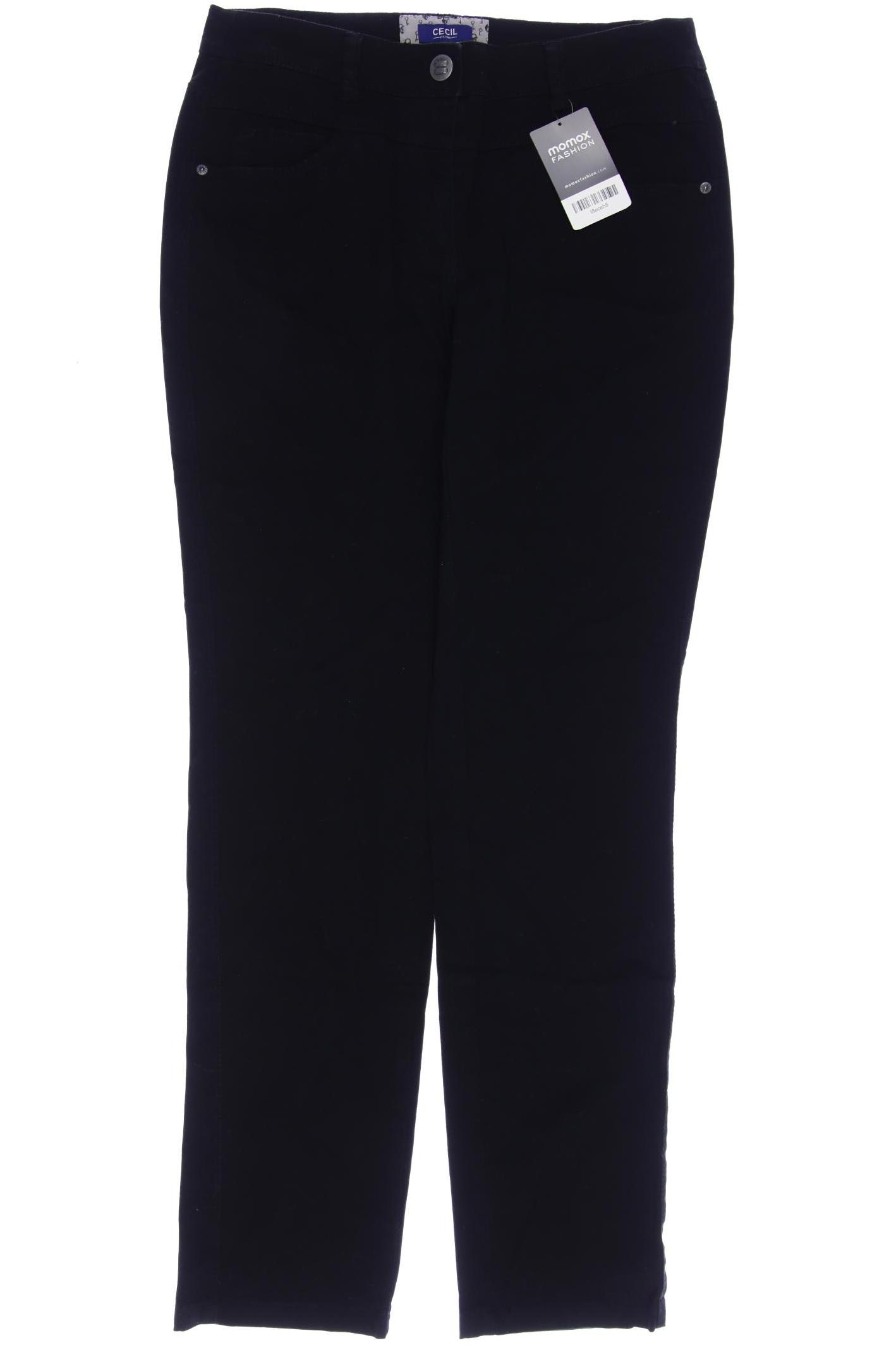 

CECIL Damen Stoffhose, schwarz