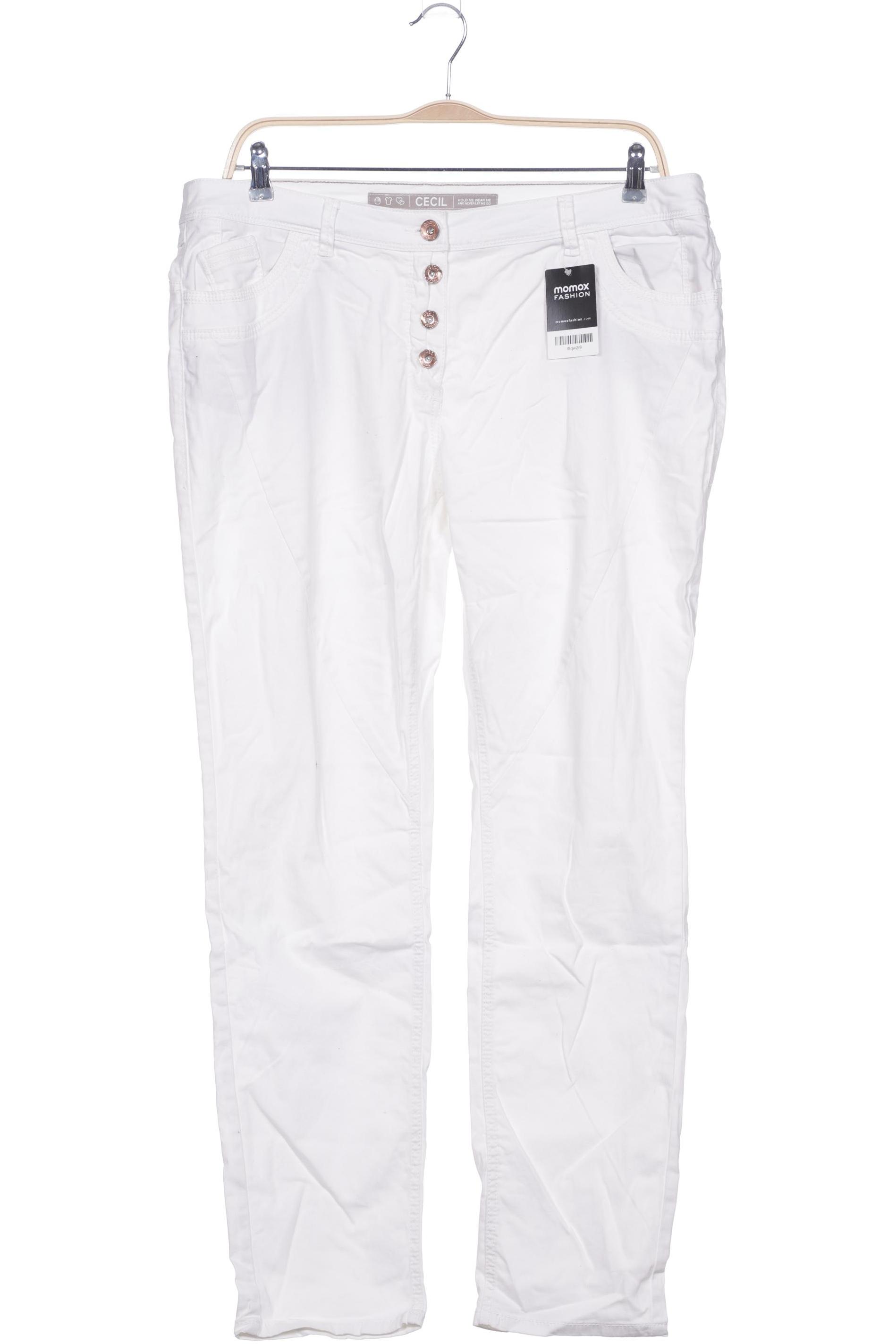 

Cecil Damen Stoffhose, weiß, Gr. 48