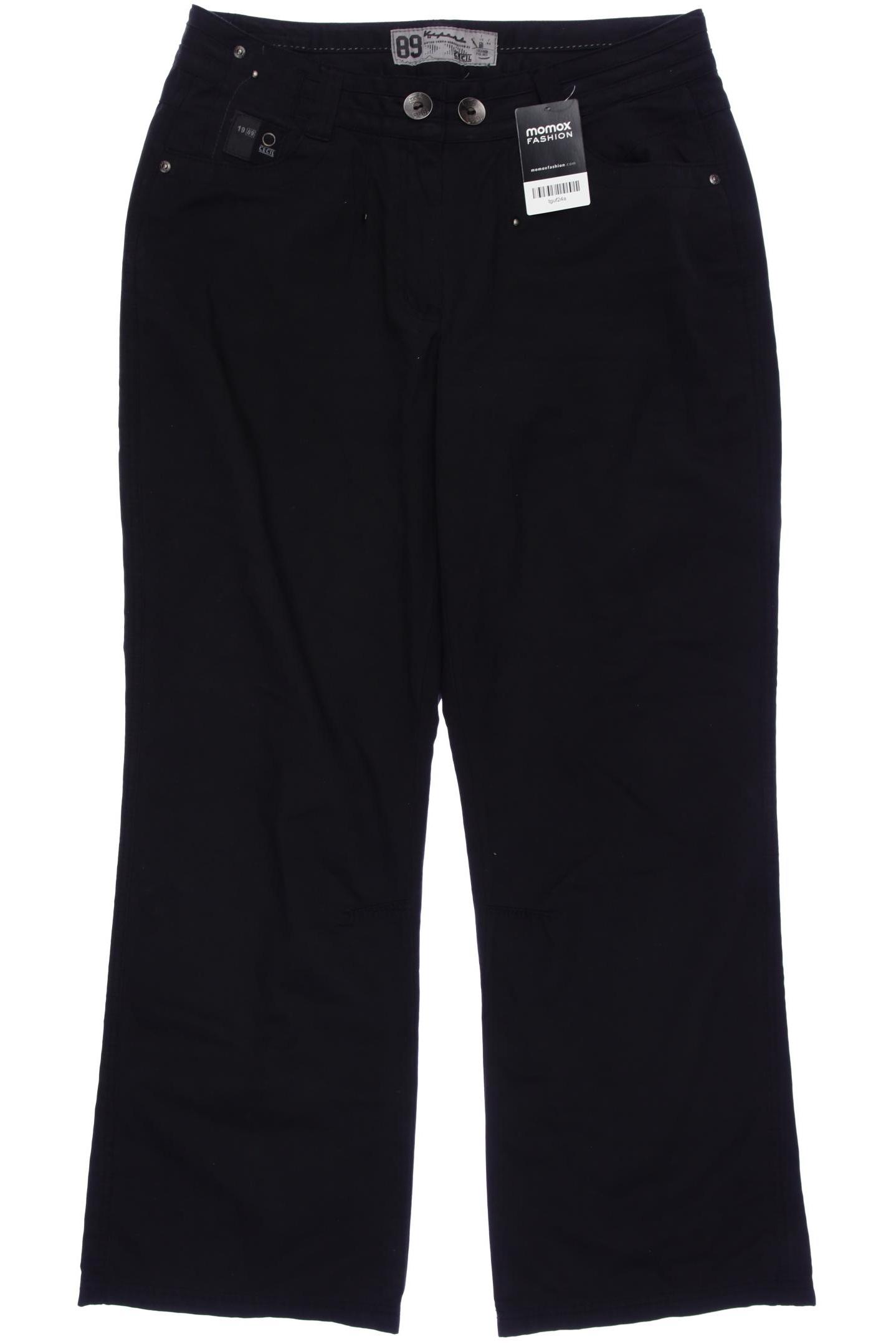 

Cecil Damen Stoffhose, schwarz, Gr. 42