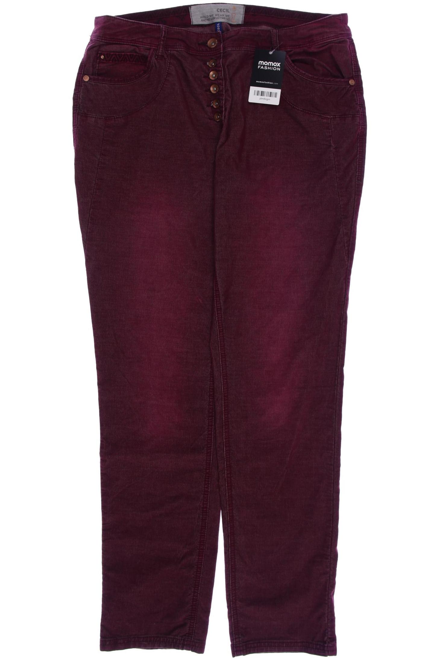 

Cecil Damen Stoffhose, bordeaux, Gr. 42