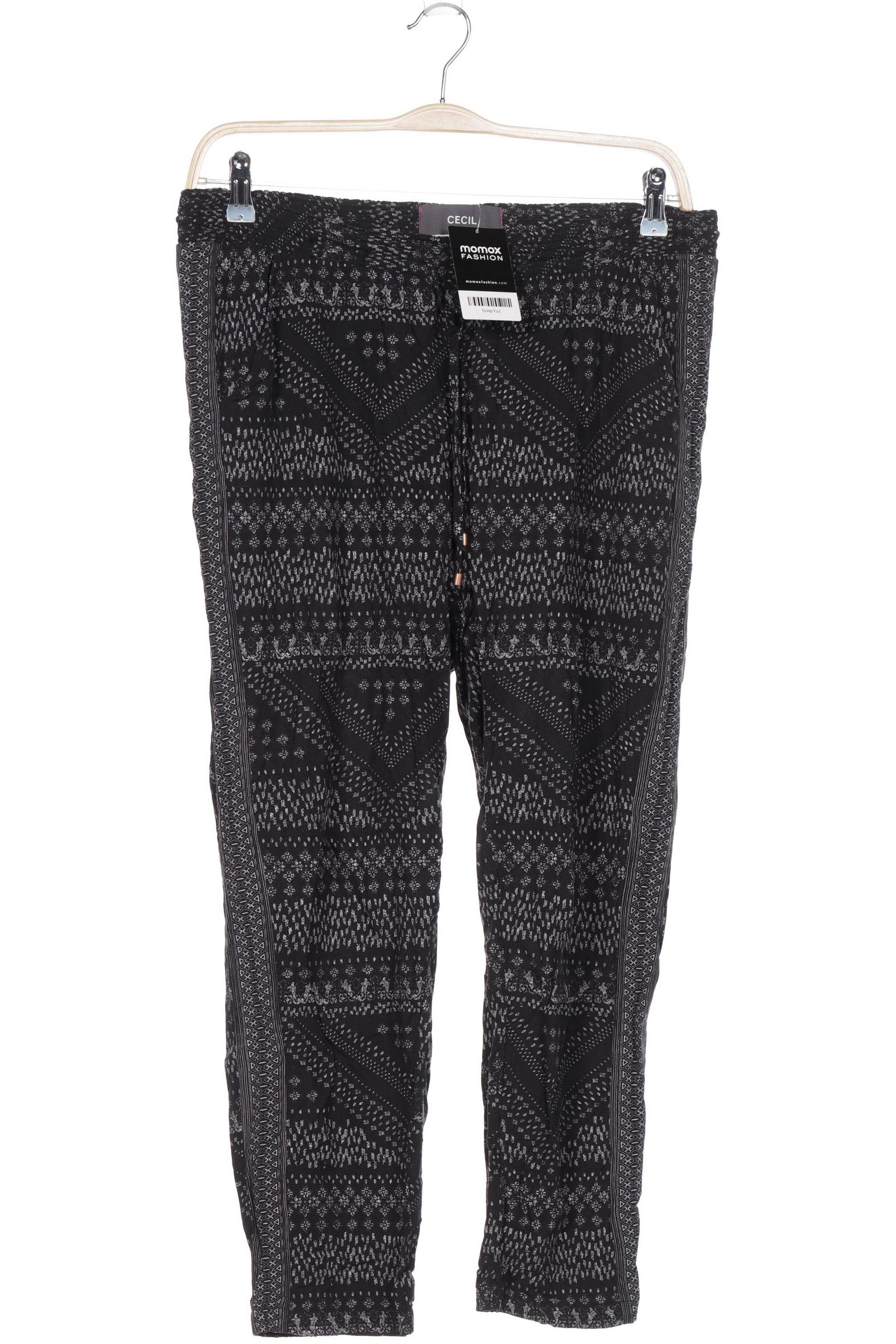 

CECIL Damen Stoffhose, schwarz