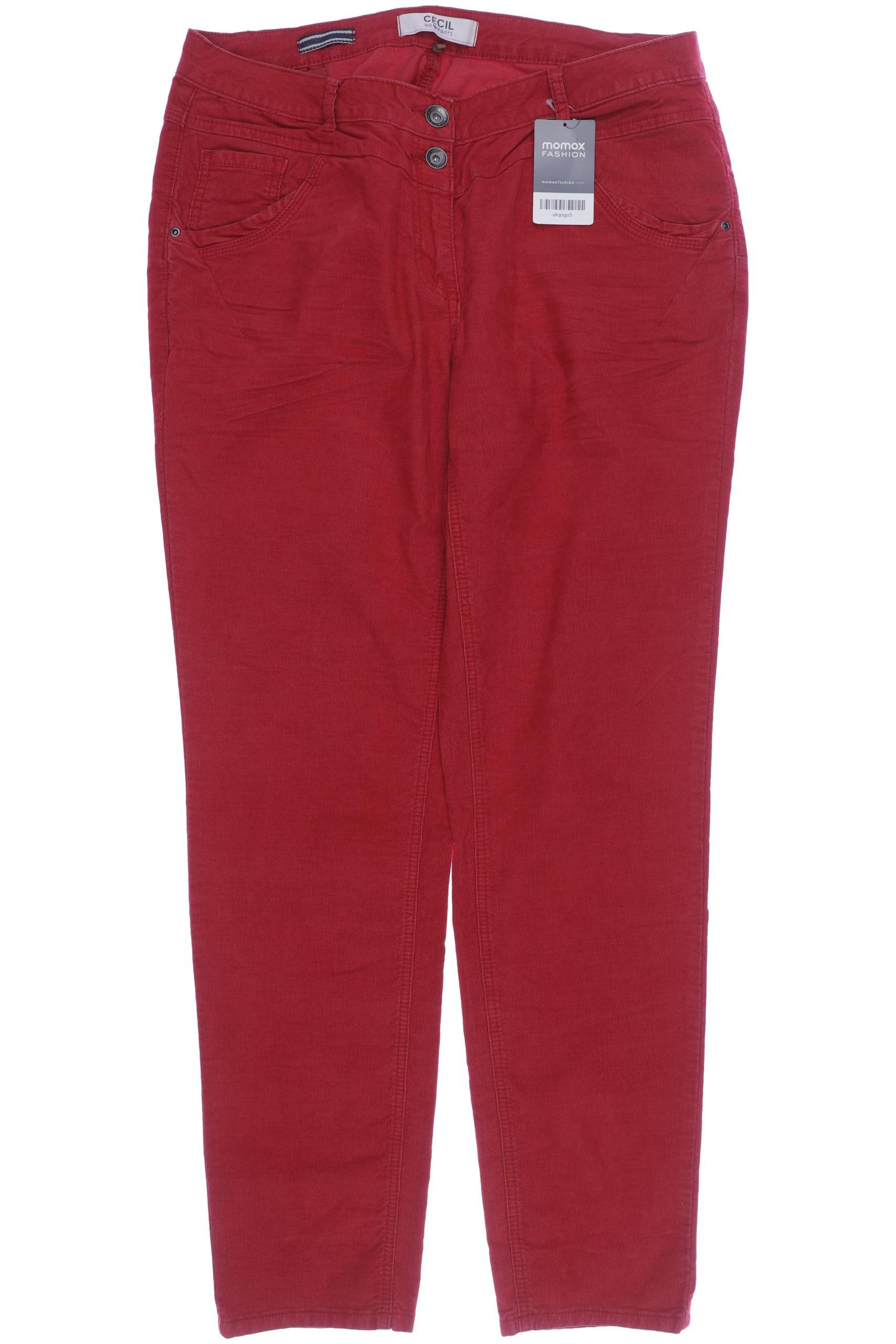 

Cecil Damen Stoffhose, rot, Gr. 44