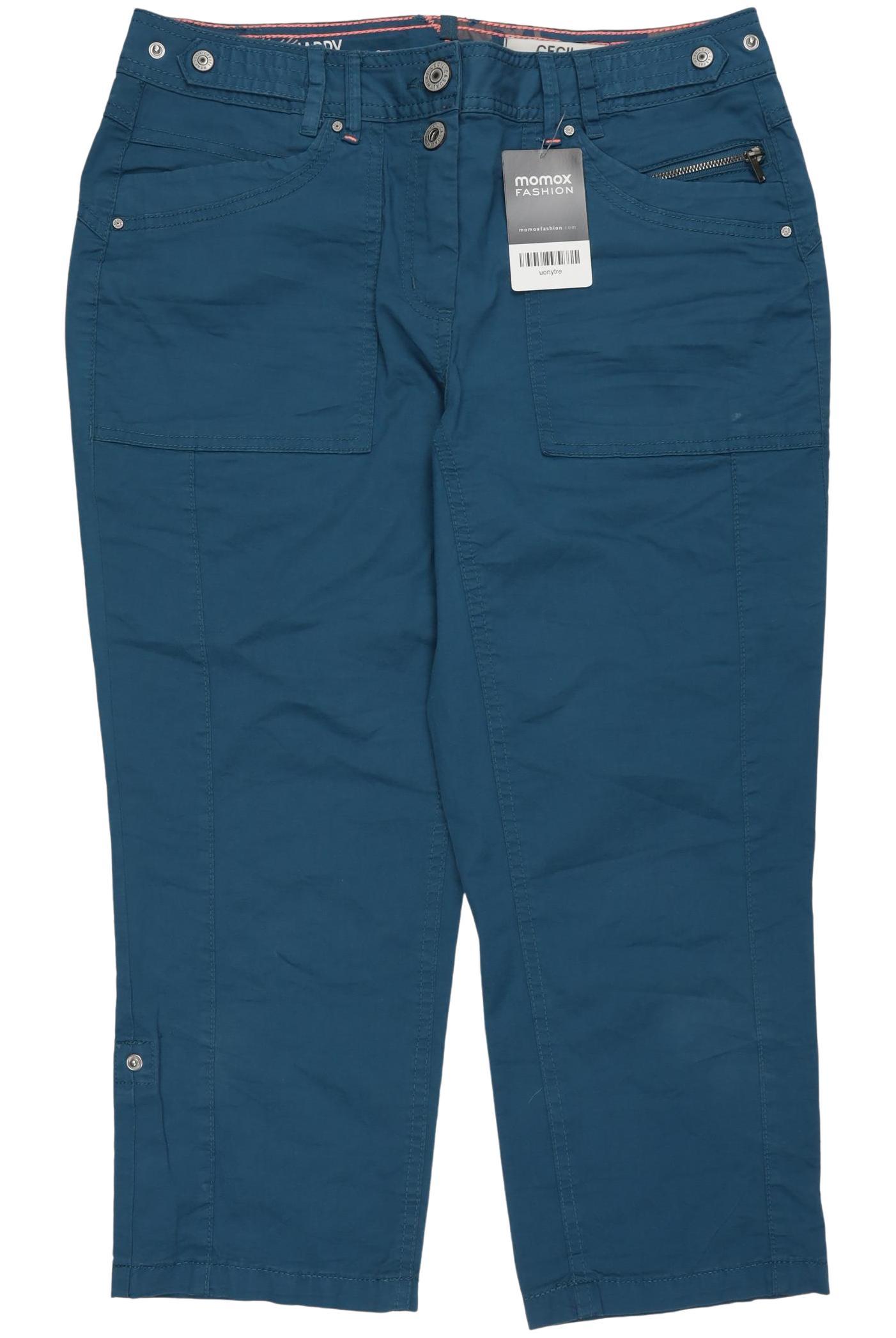 

Cecil Damen Stoffhose, türkis, Gr. 28