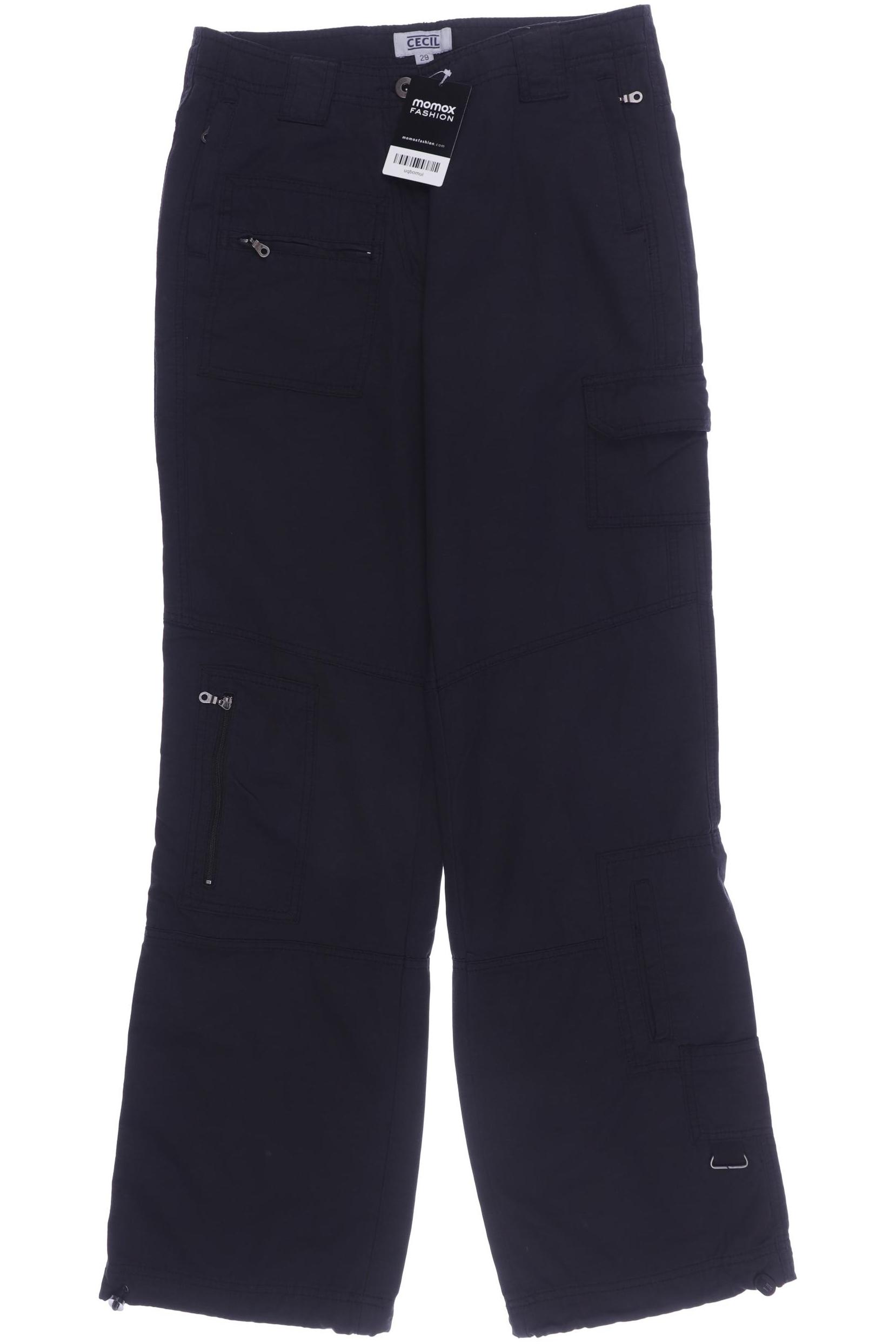

Cecil Damen Stoffhose, schwarz, Gr. 40