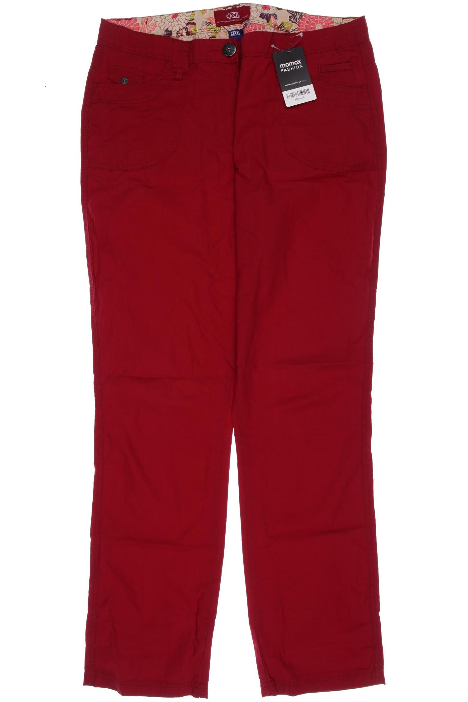 

Cecil Damen Stoffhose, rot, Gr. 32