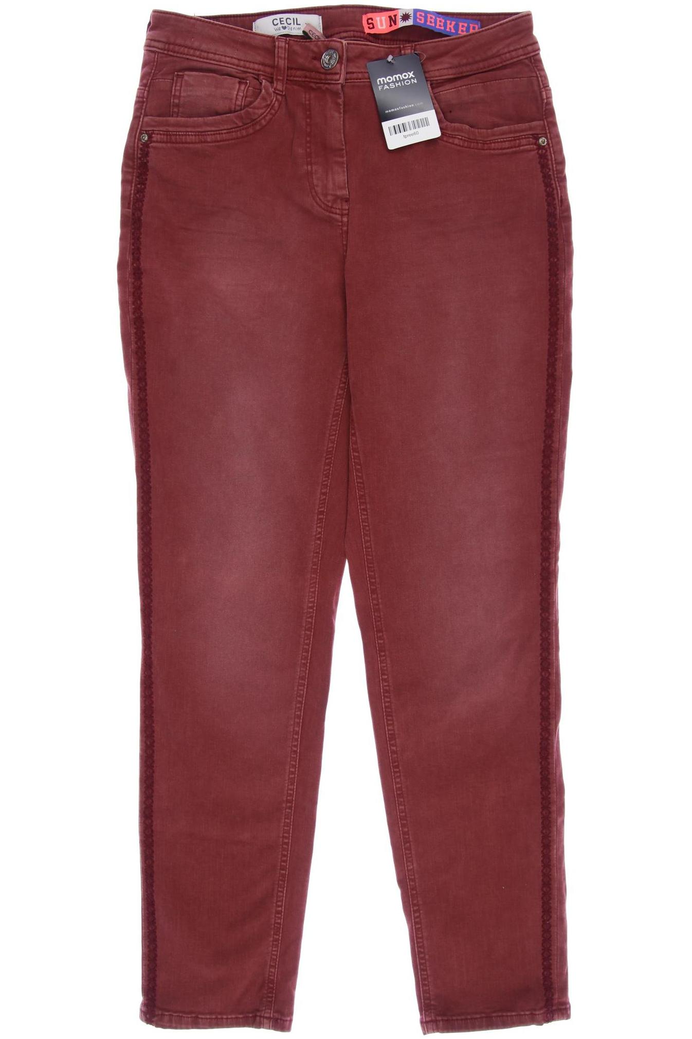 

Cecil Damen Stoffhose, bordeaux, Gr. 28
