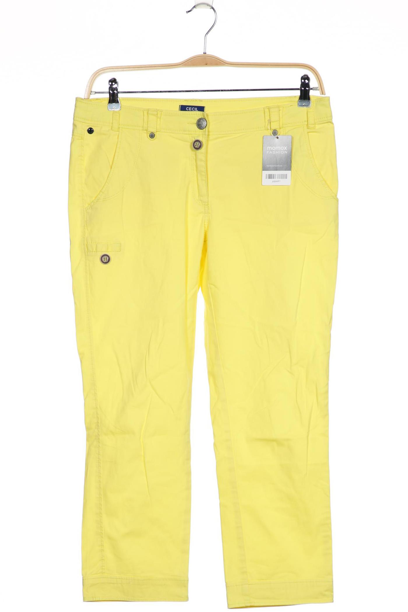

Cecil Damen Stoffhose, gelb, Gr. 40