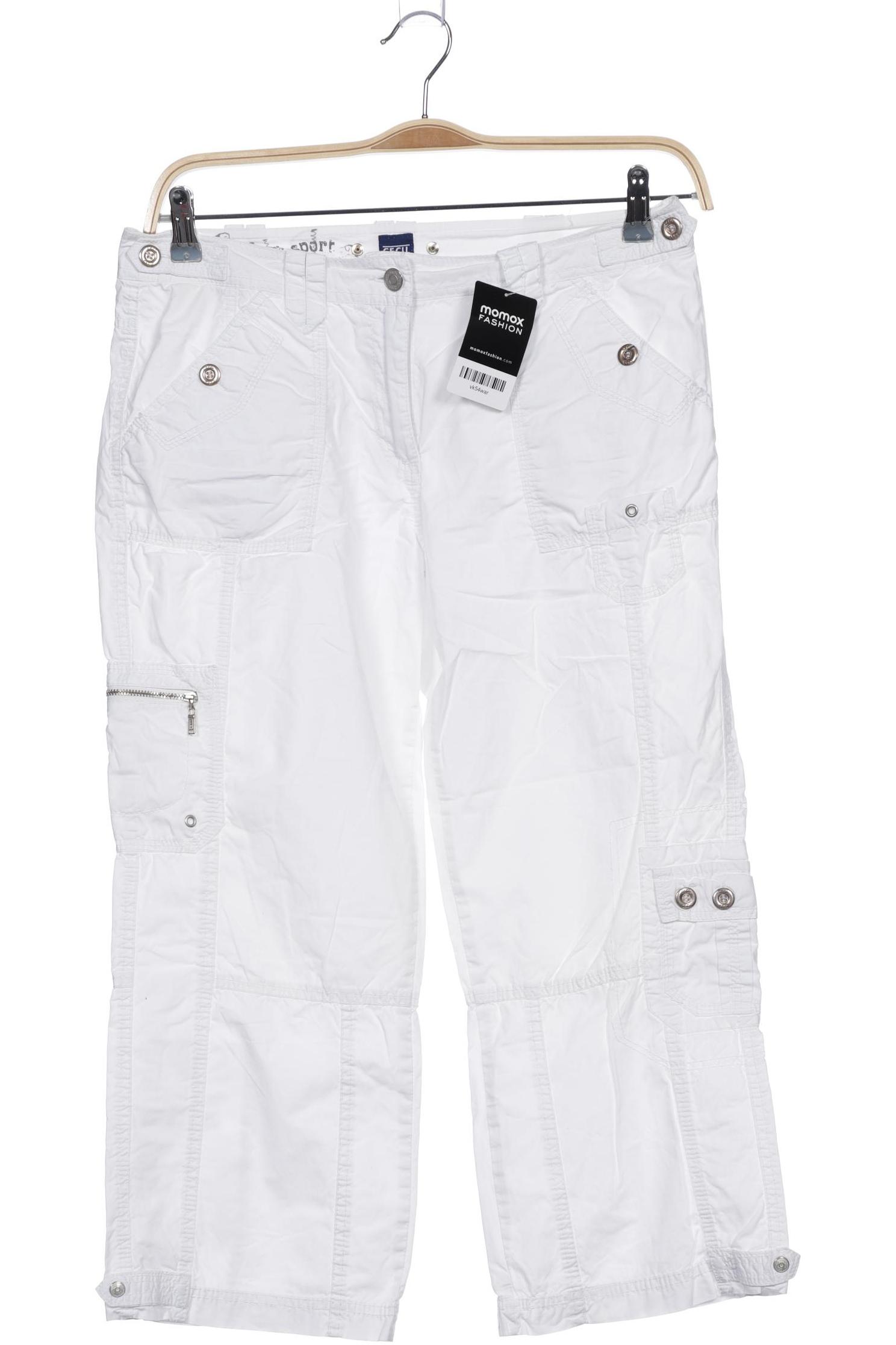

CECIL Damen Stoffhose, weiß