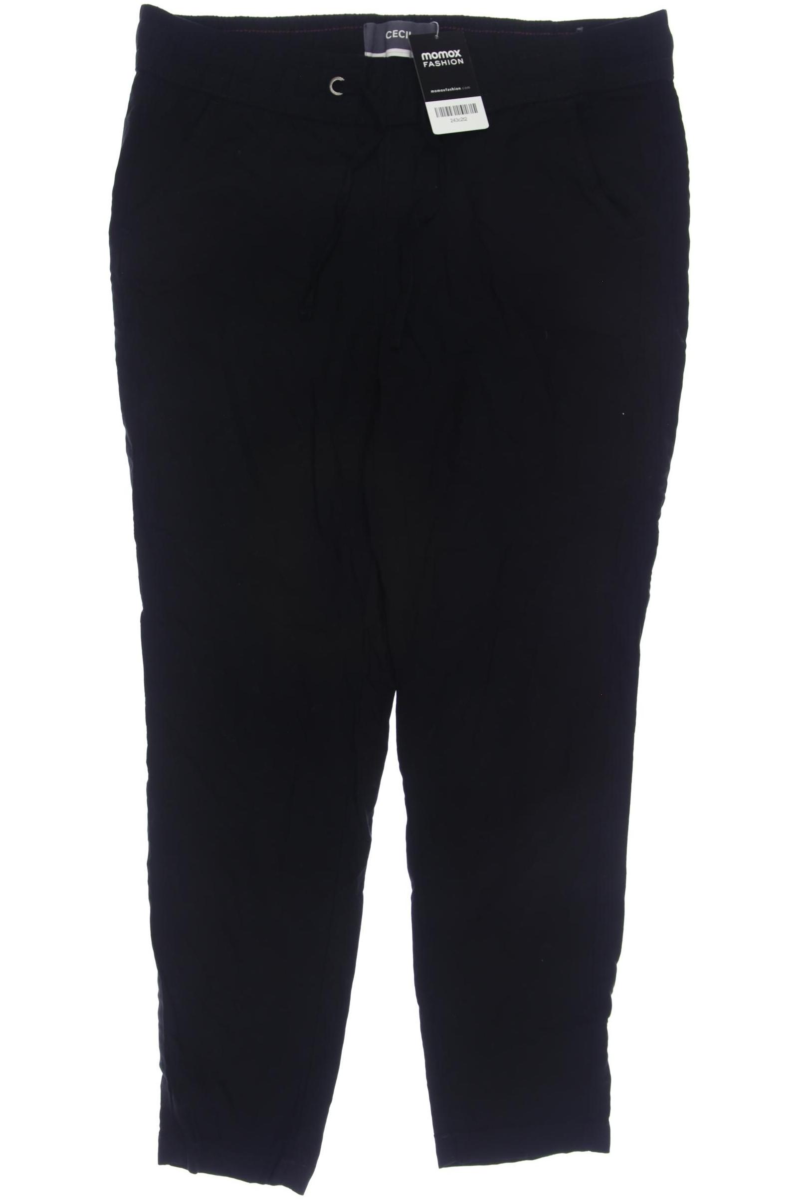 

Cecil Damen Stoffhose, schwarz, Gr. 0