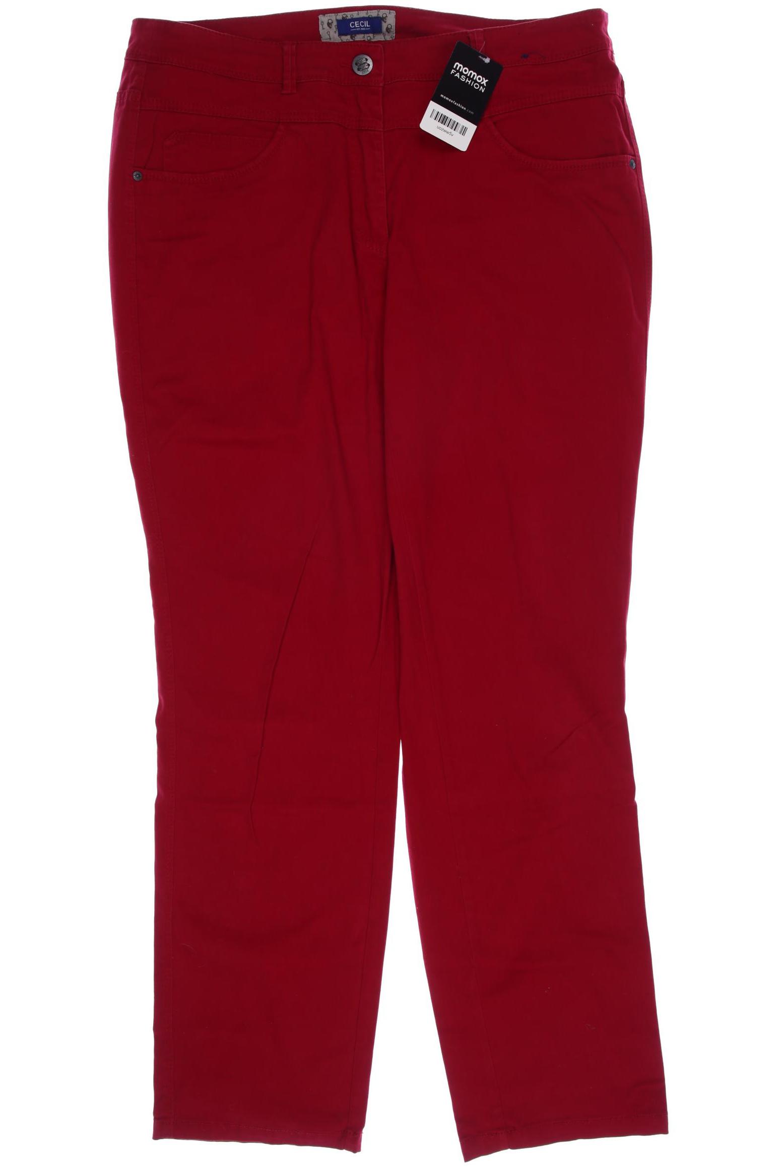 

Cecil Damen Stoffhose, rot, Gr. 48