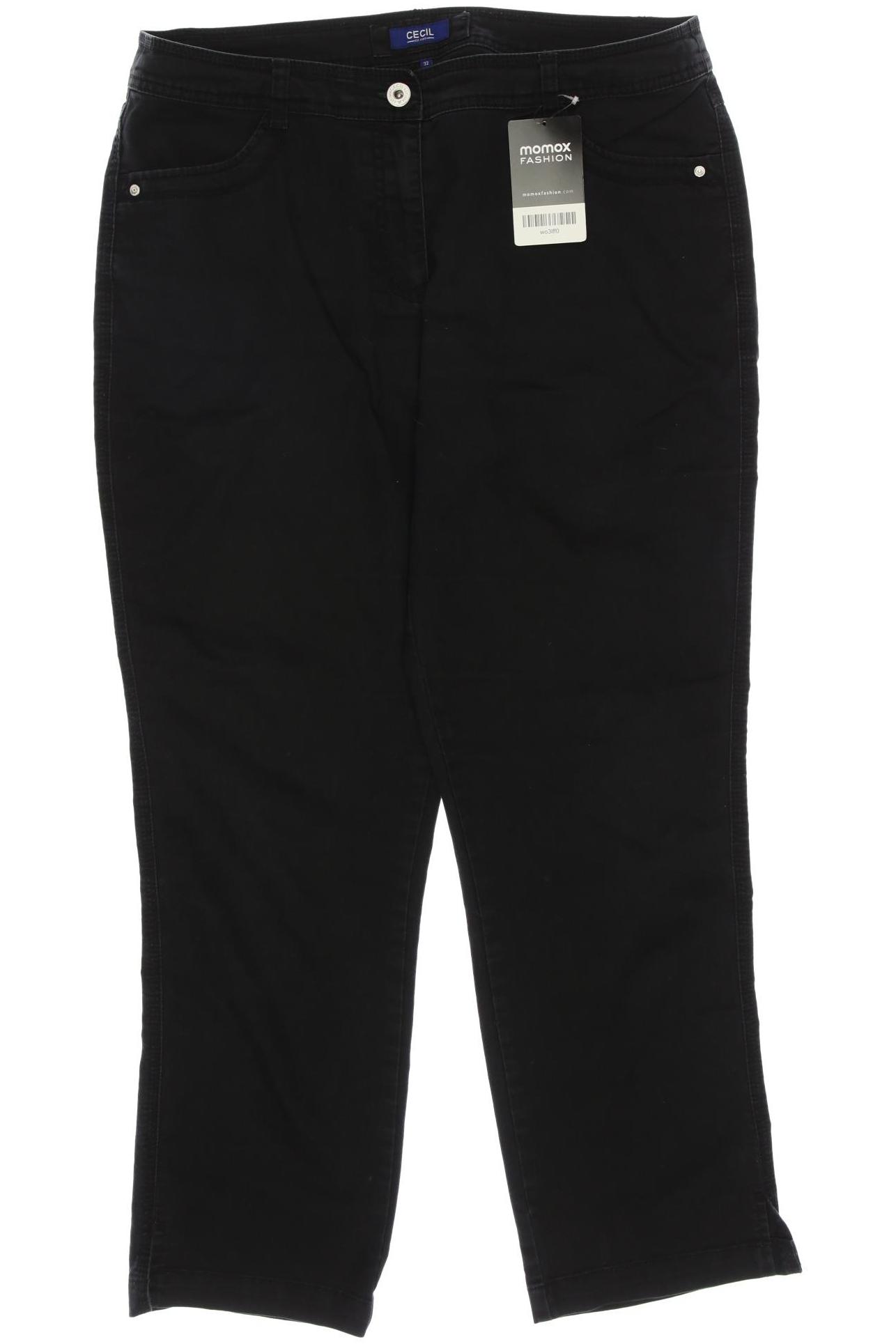 

CECIL Damen Stoffhose, schwarz