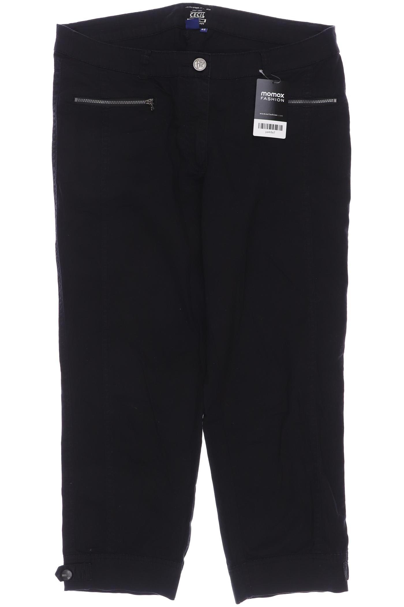 

CECIL Damen Stoffhose, schwarz