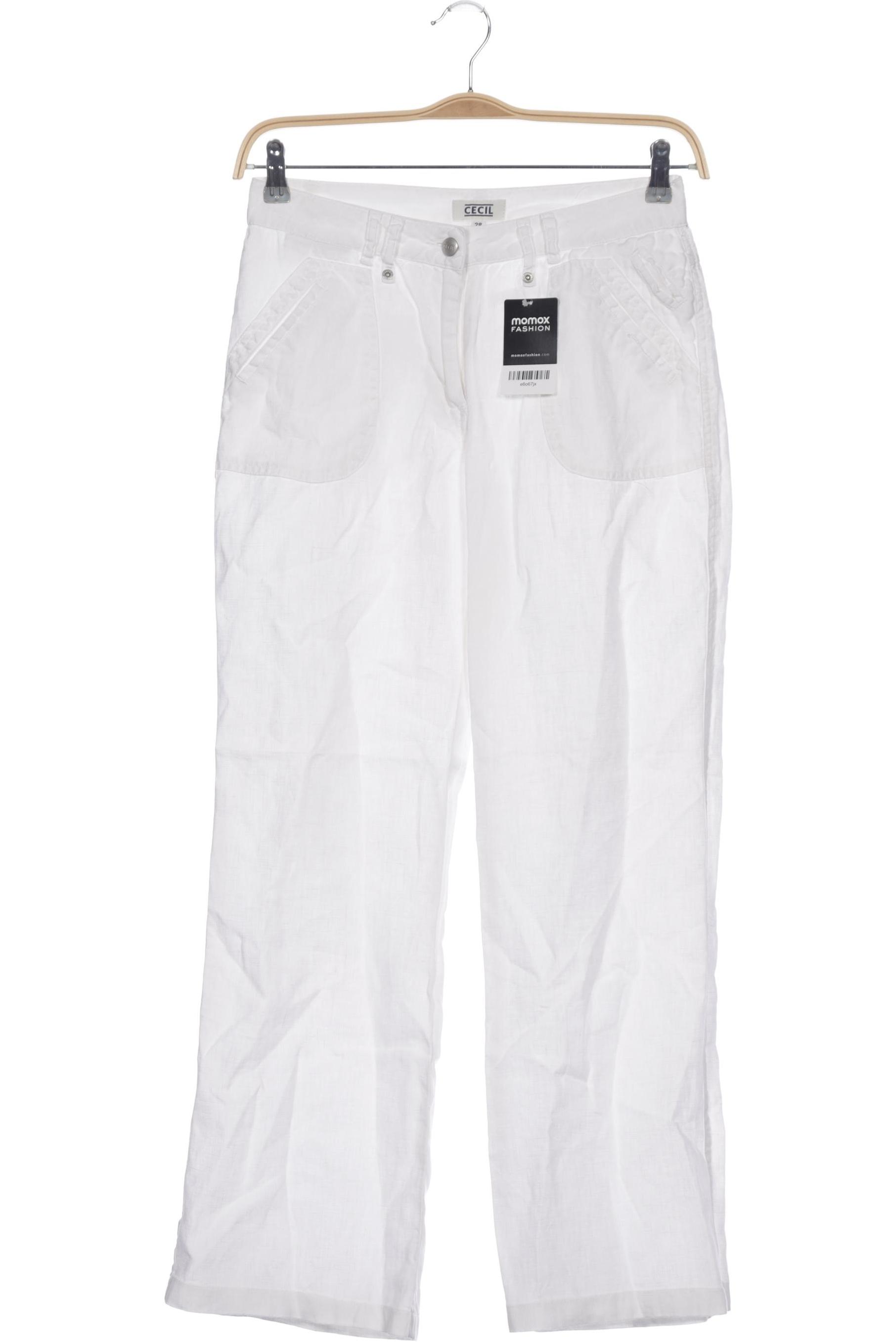 

Cecil Damen Stoffhose, weiß, Gr. 28