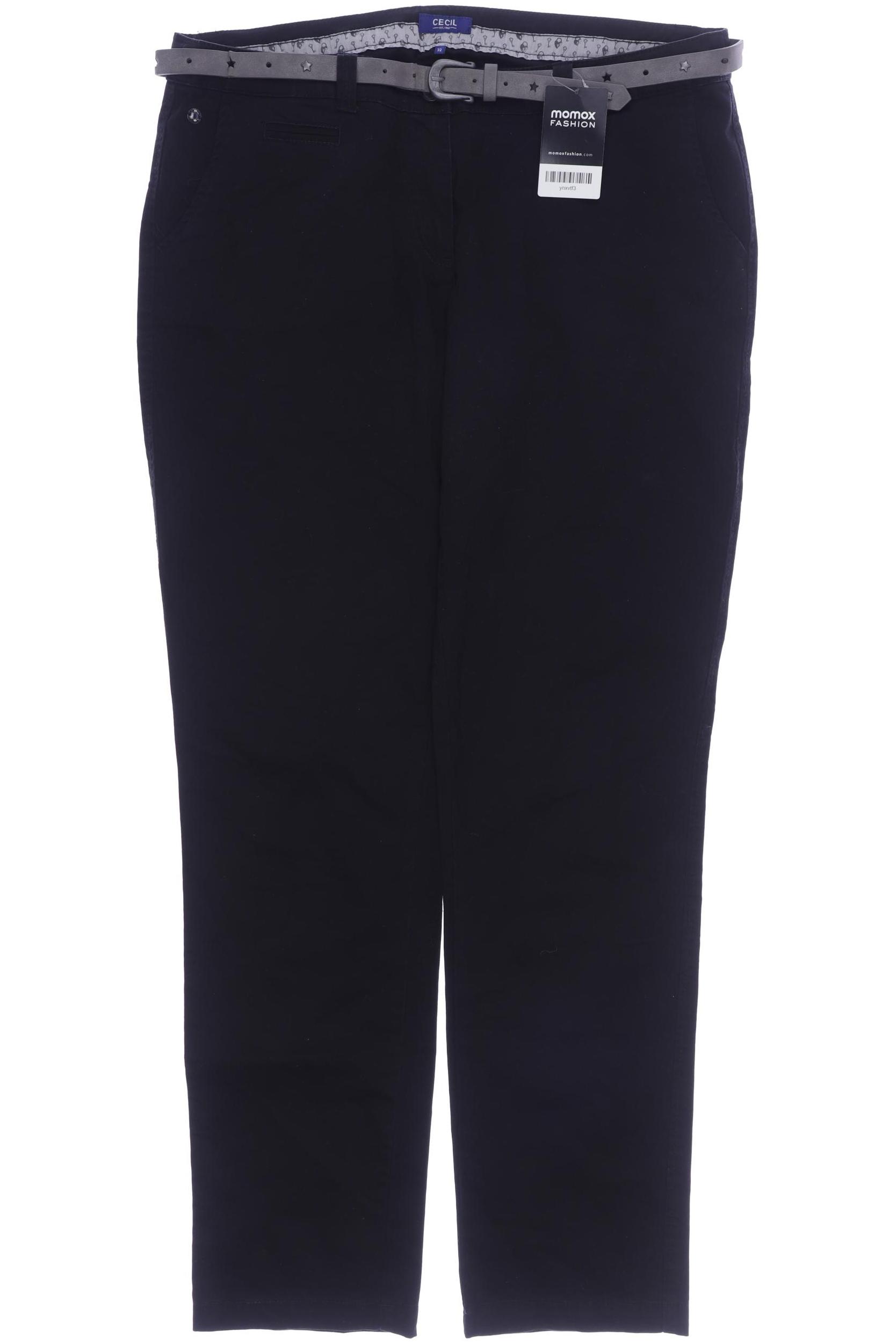 

CECIL Damen Stoffhose, schwarz