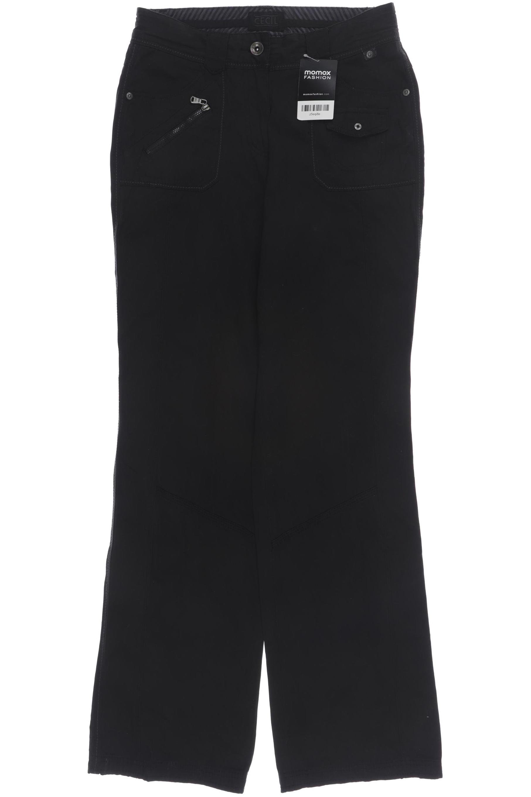 

CECIL Damen Stoffhose, schwarz