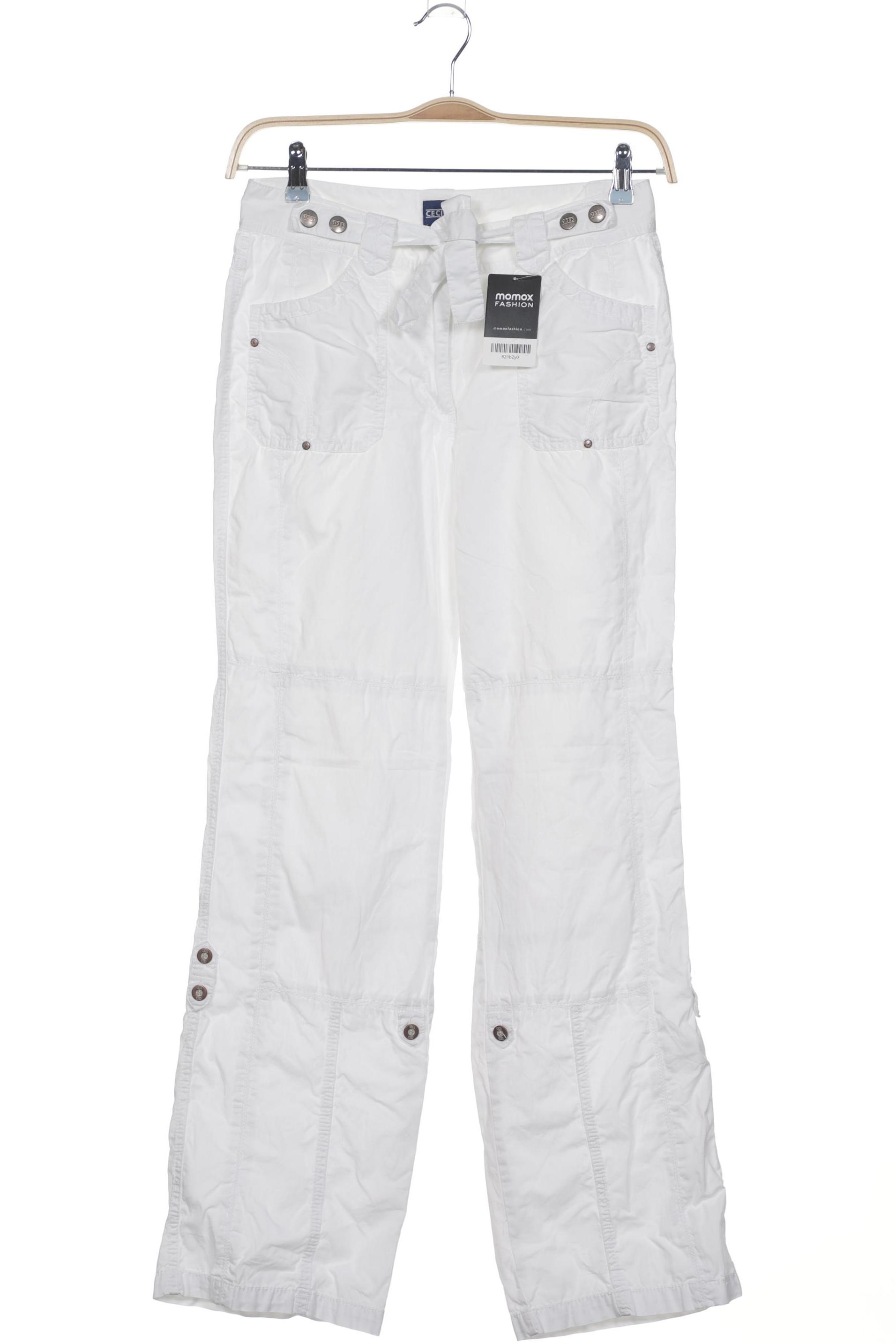 

Cecil Damen Stoffhose, weiß, Gr. 29