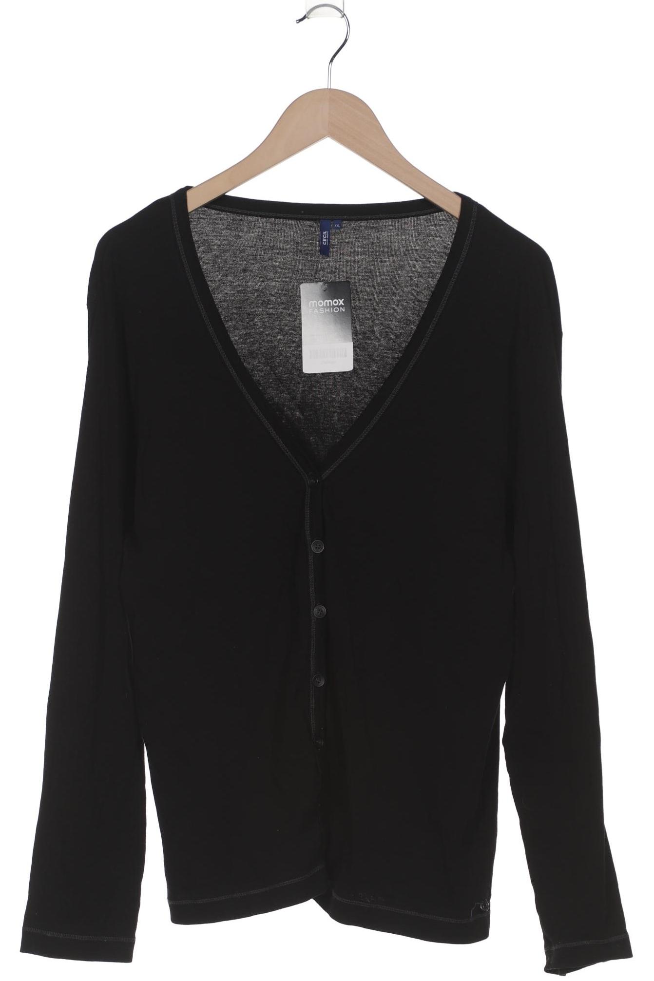 

Cecil Damen Strickjacke, schwarz, Gr. 46