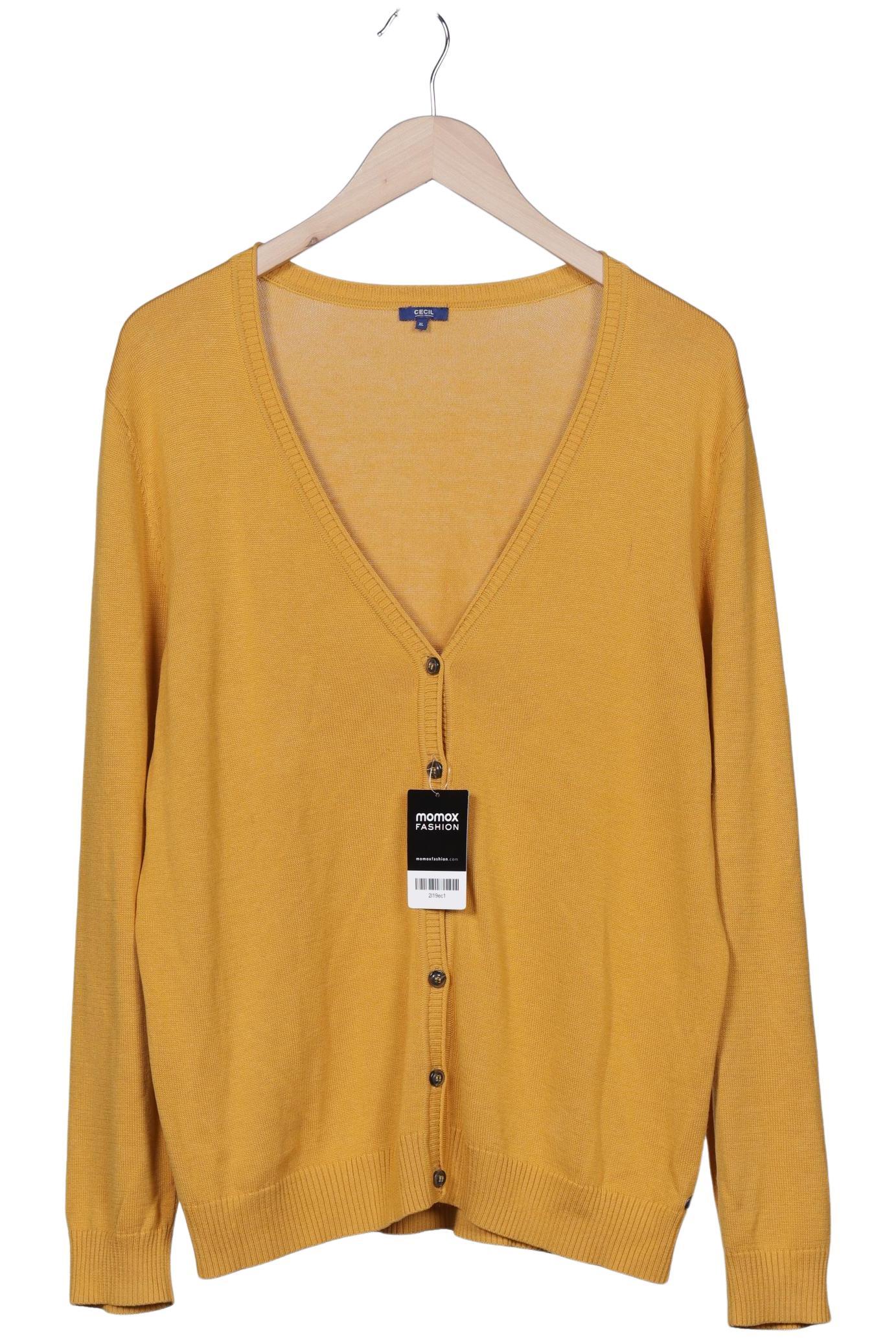 

Cecil Damen Strickjacke, gelb, Gr. 44