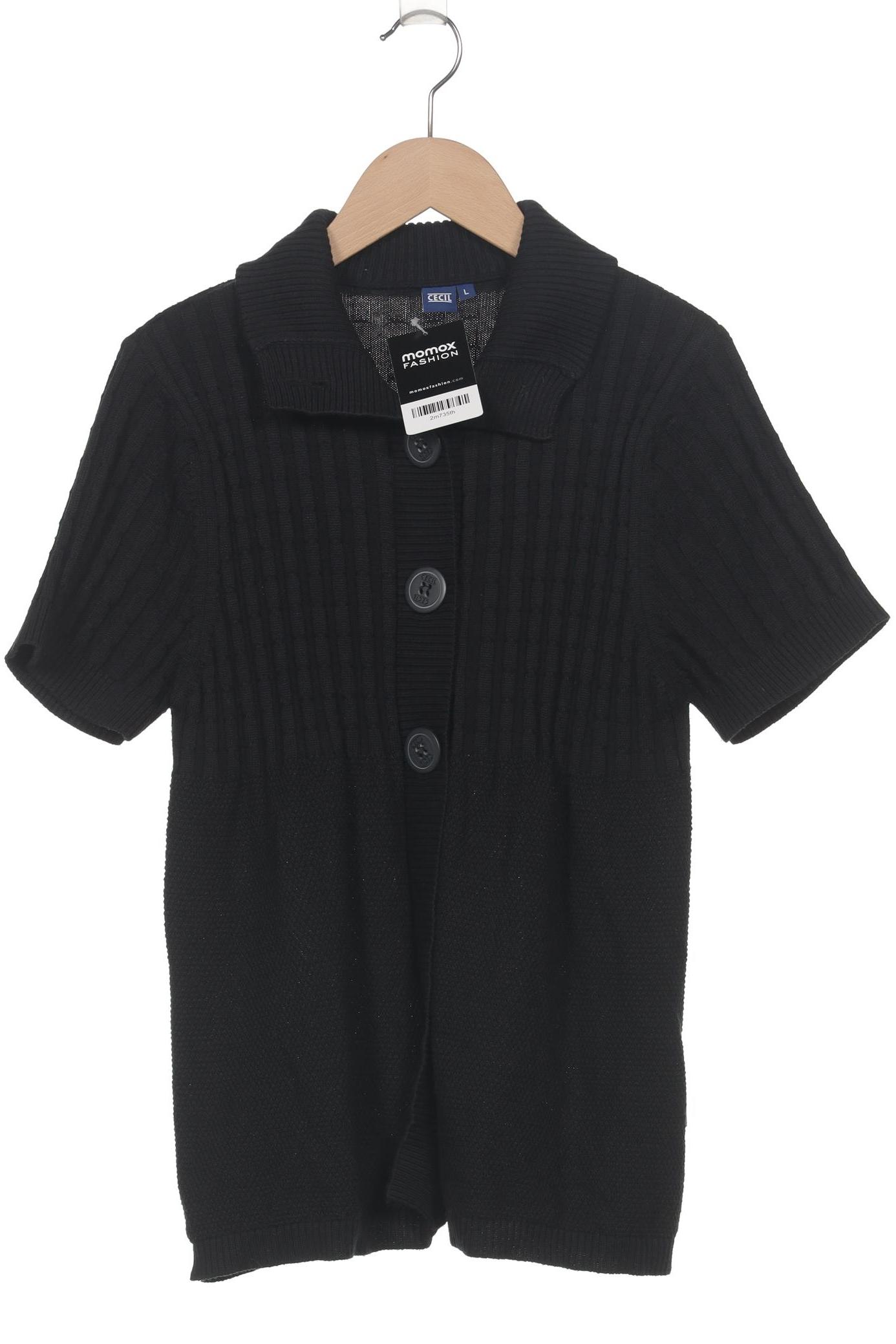 

Cecil Damen Strickjacke, schwarz, Gr. 42