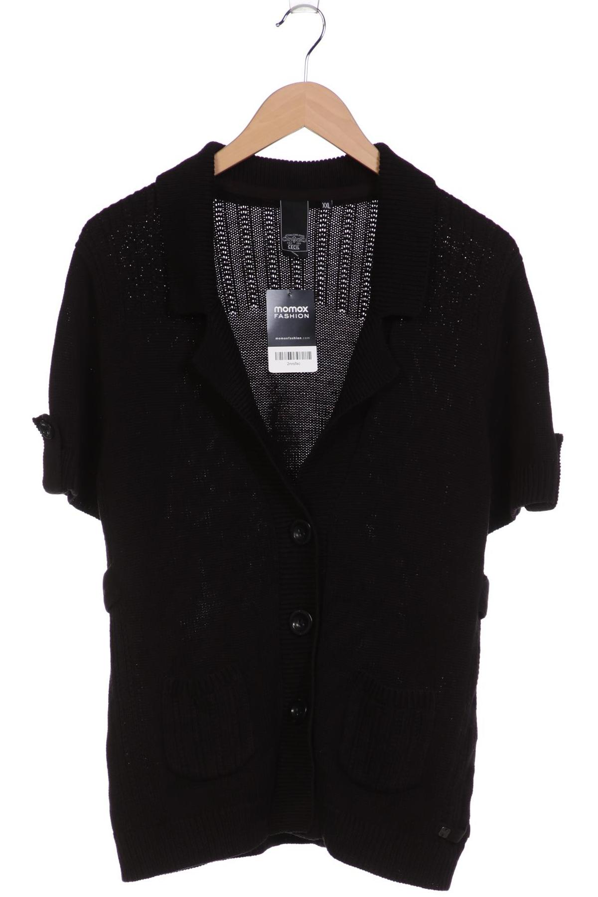 

Cecil Damen Strickjacke, schwarz, Gr. 46