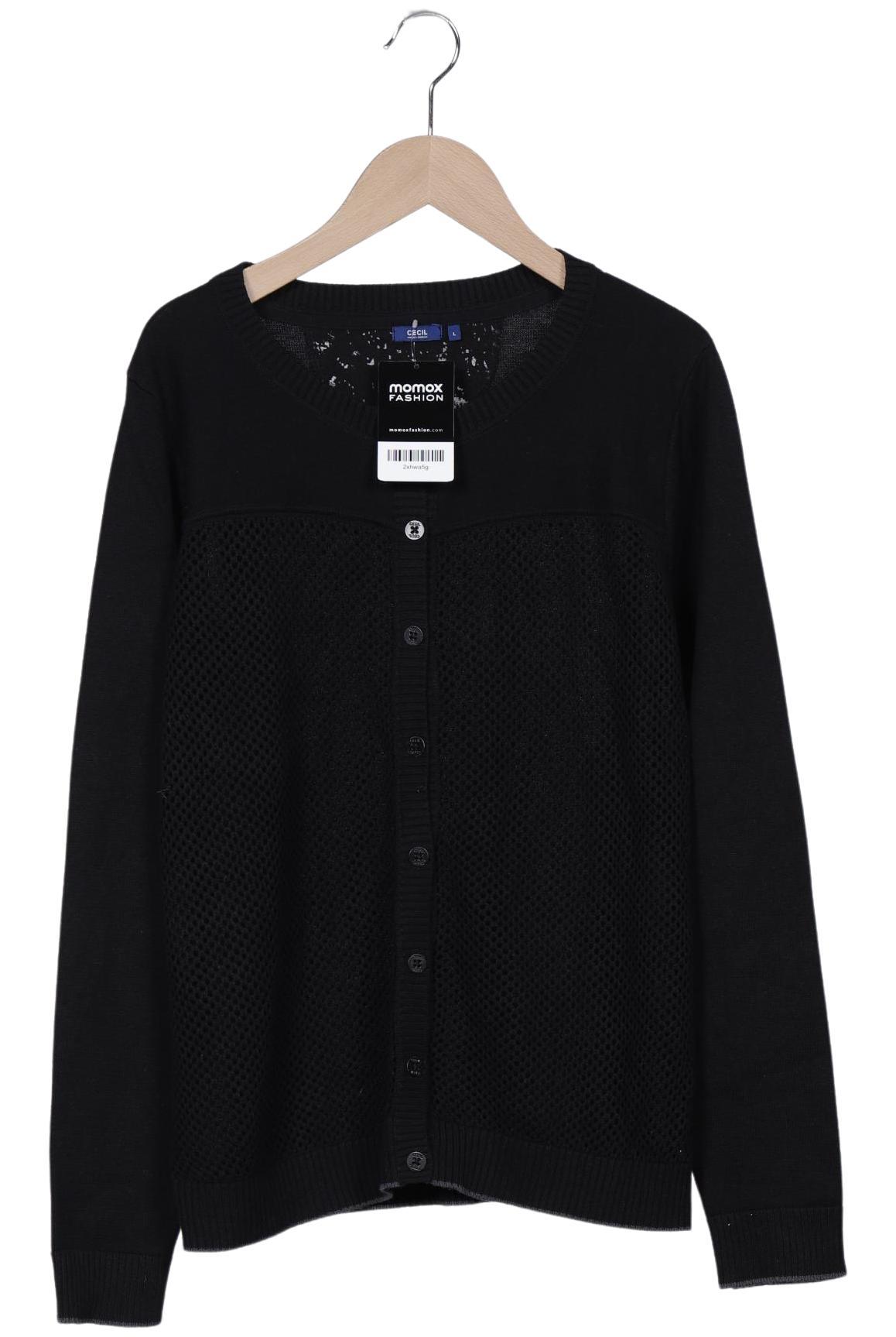 

Cecil Damen Strickjacke, schwarz, Gr. 42