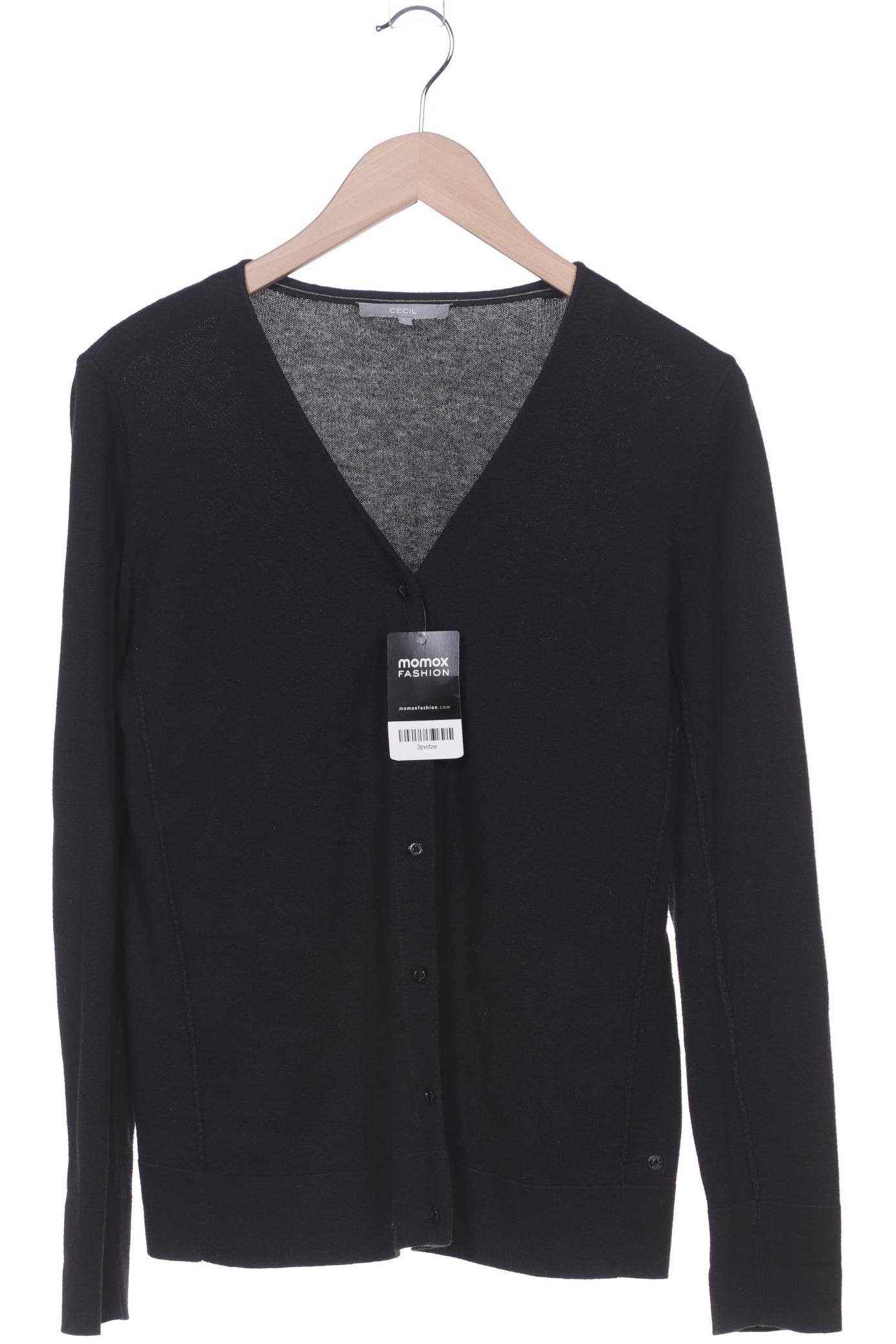 

CECIL Damen Strickjacke, schwarz