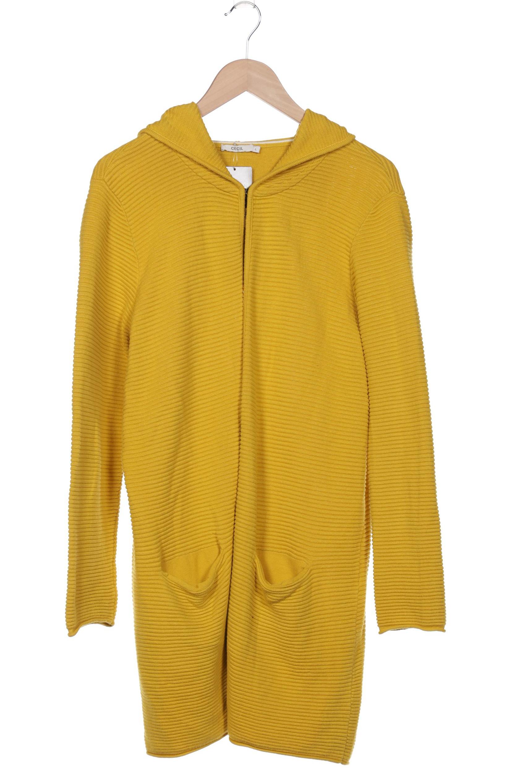 

Cecil Damen Strickjacke, gelb, Gr. 42