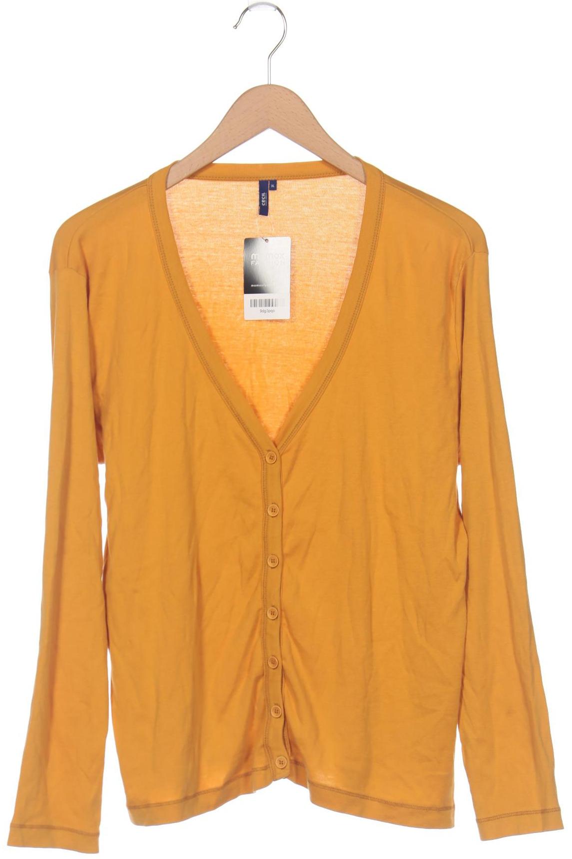 

Cecil Damen Strickjacke, gelb, Gr. 44