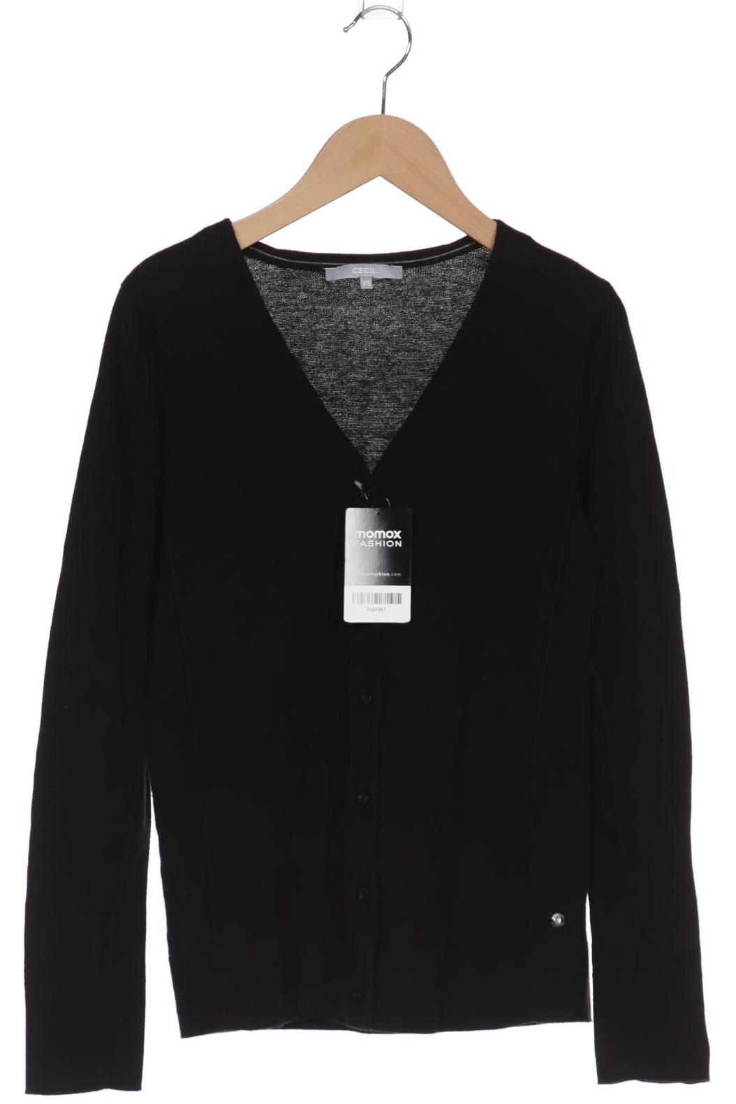 

CECIL Damen Strickjacke, schwarz