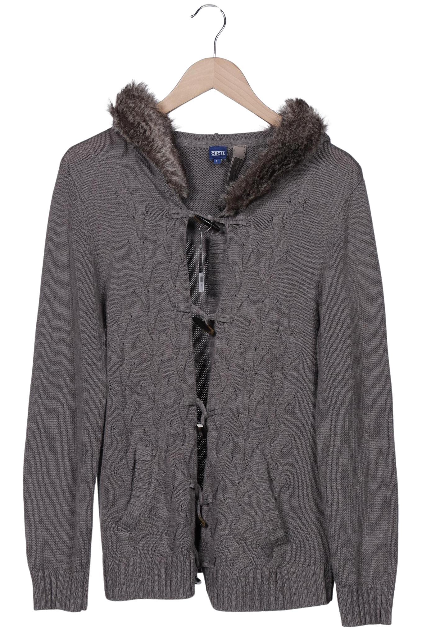 

Cecil Damen Strickjacke, grau, Gr. 42