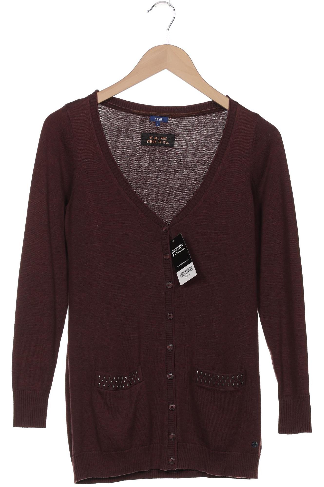 

Cecil Damen Strickjacke, bordeaux, Gr. 36