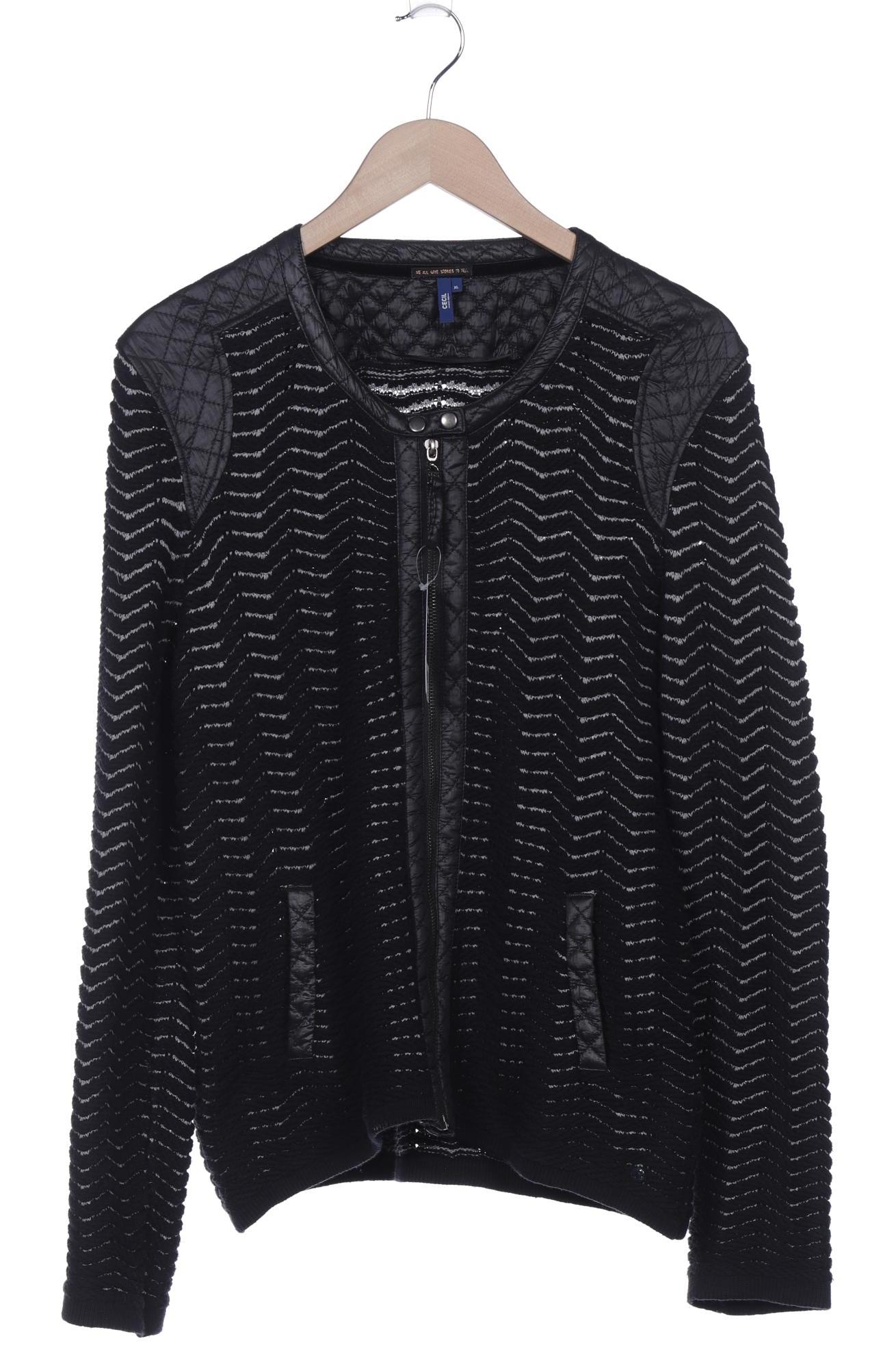 

Cecil Damen Strickjacke, schwarz, Gr. 44