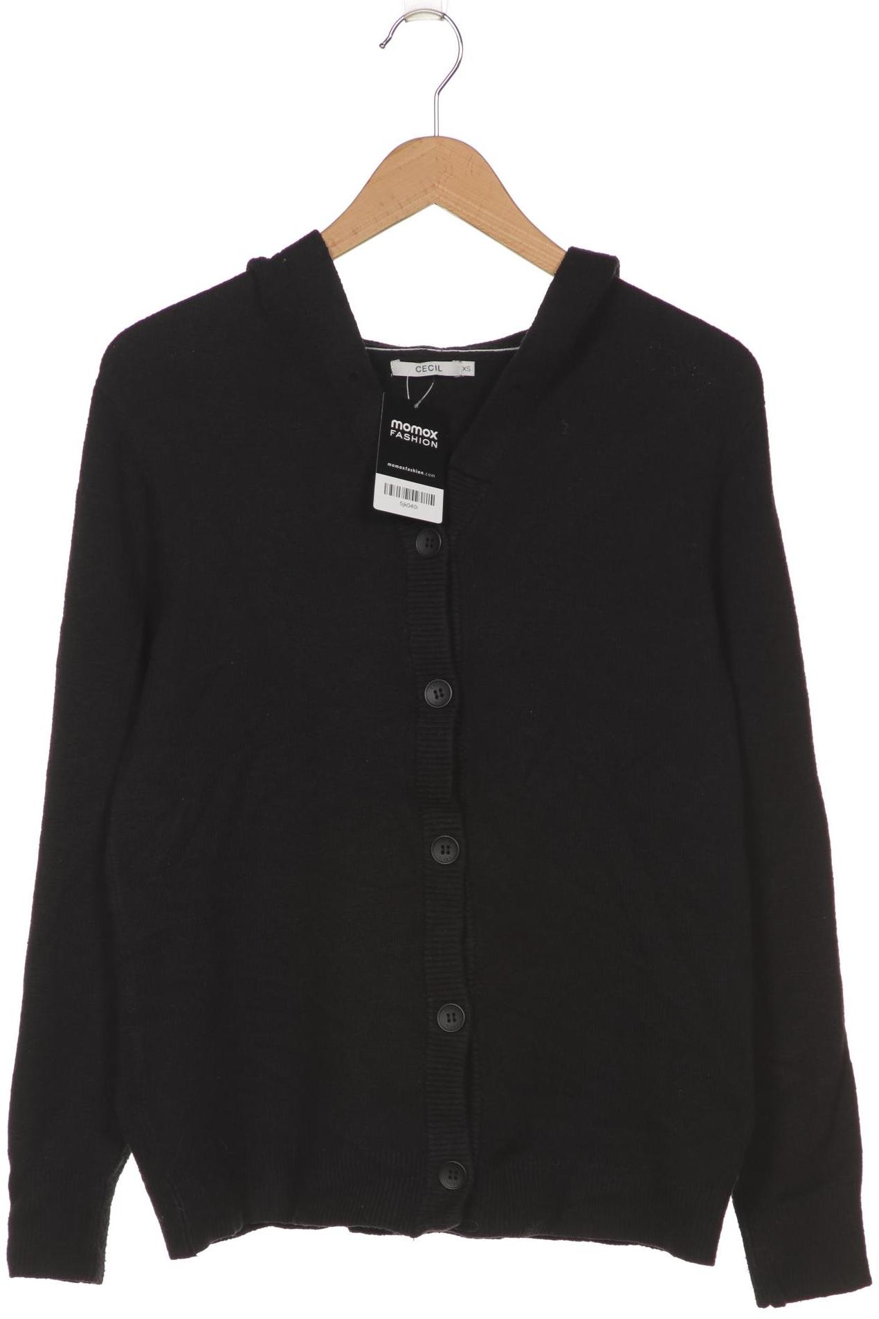 

CECIL Damen Strickjacke, schwarz